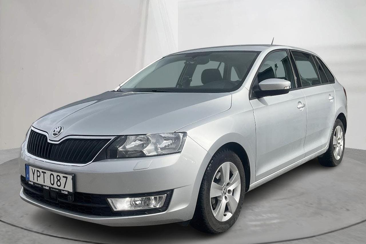 Presentationsfoto 1 av 14: Skoda Rapid 1.4 TDI Spaceback (90hk) - 6 055 mil - Manuell - silver - 2017