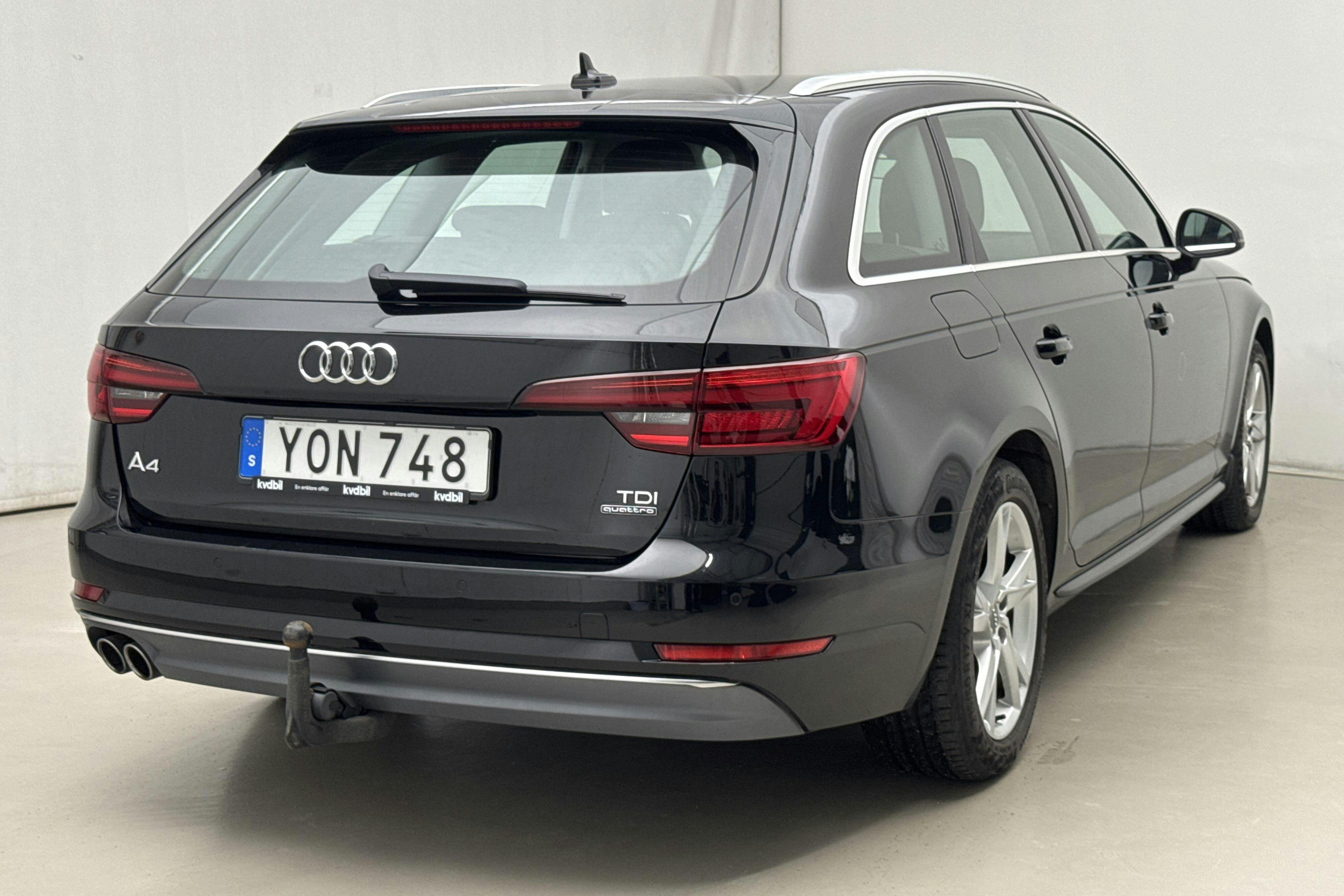 Audi A4 2.0 TDI Avant quattro (190hk) - 14 390 mil - Automat - svart - 2018