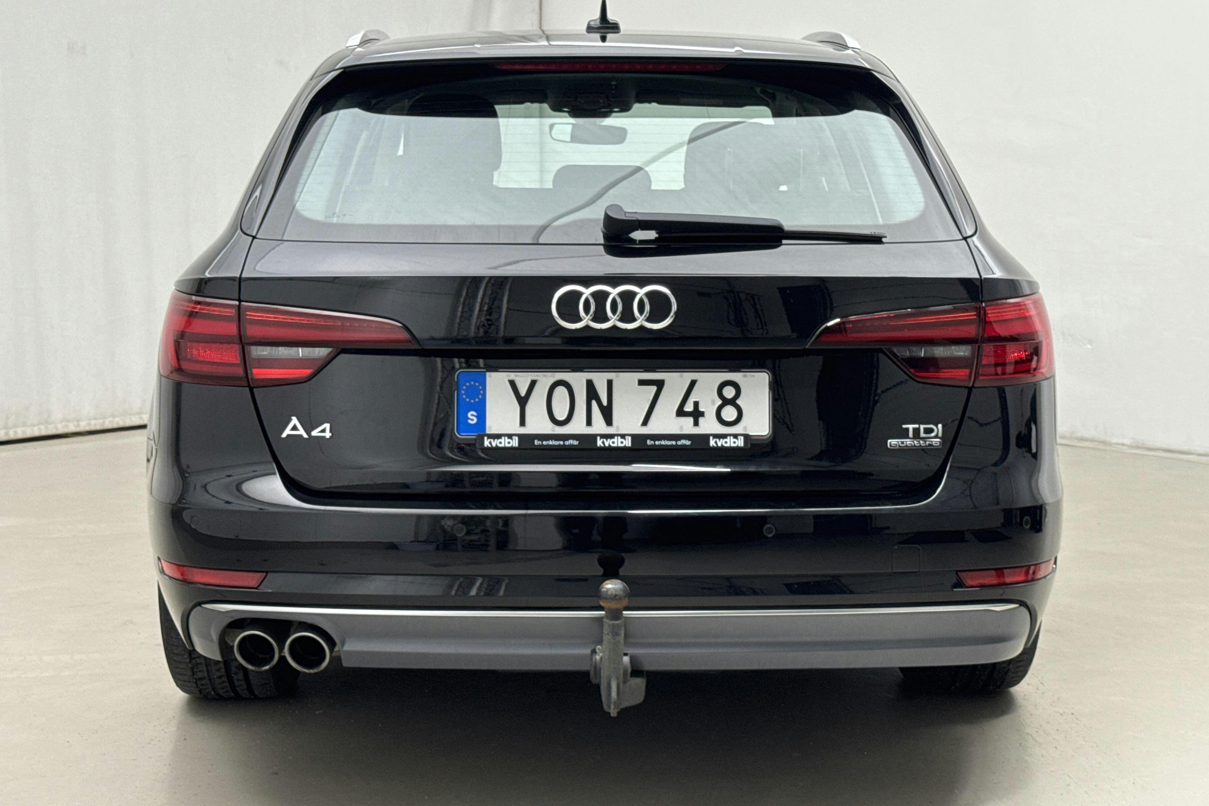 Audi A4 2.0 TDI Avant quattro (190hk) - 14 390 mil - Automat - svart - 2018