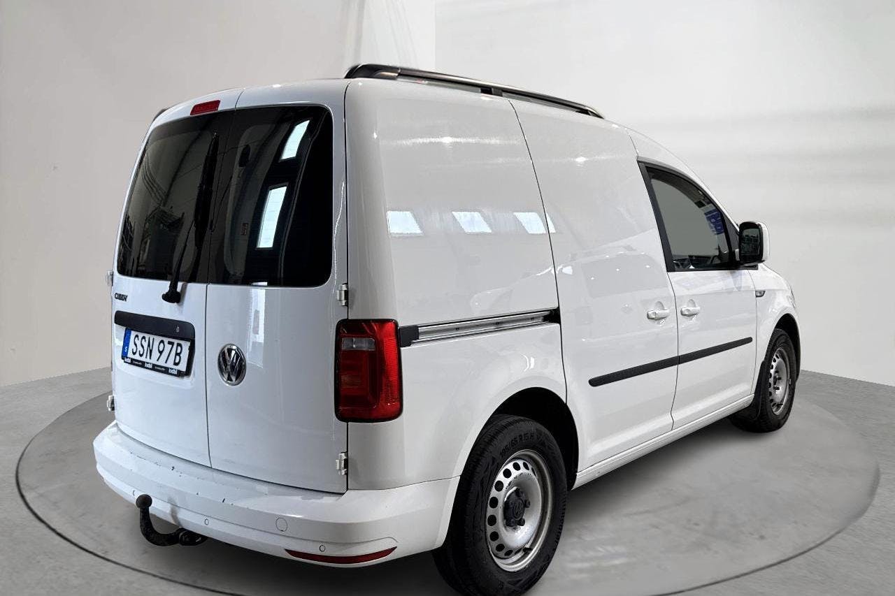 VW Caddy 2.0 TDI Skåp (75hk) - 113 390 km - Käsitsi - valge - 2019