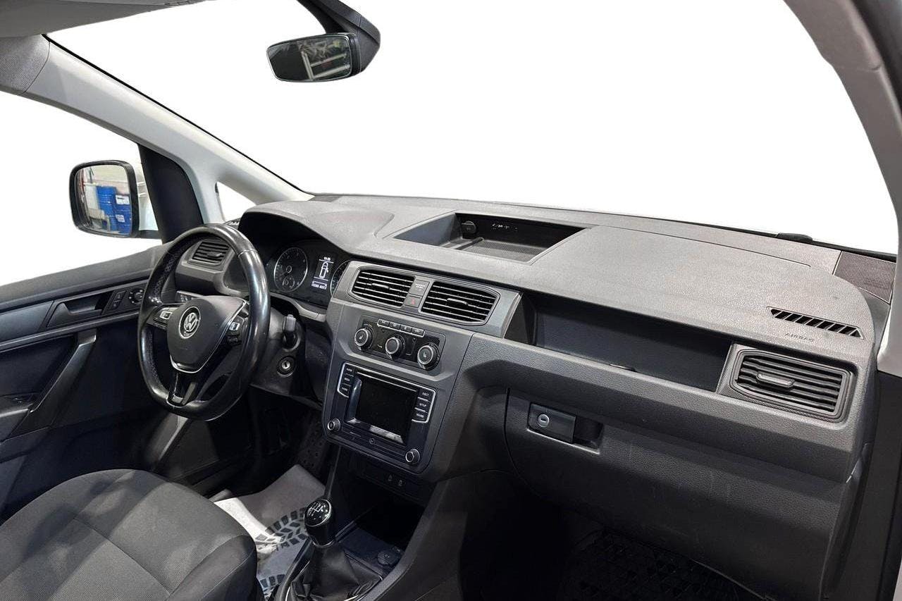 VW Caddy 2.0 TDI Skåp (75hk) - 113 390 km - Käsitsi - valge - 2019