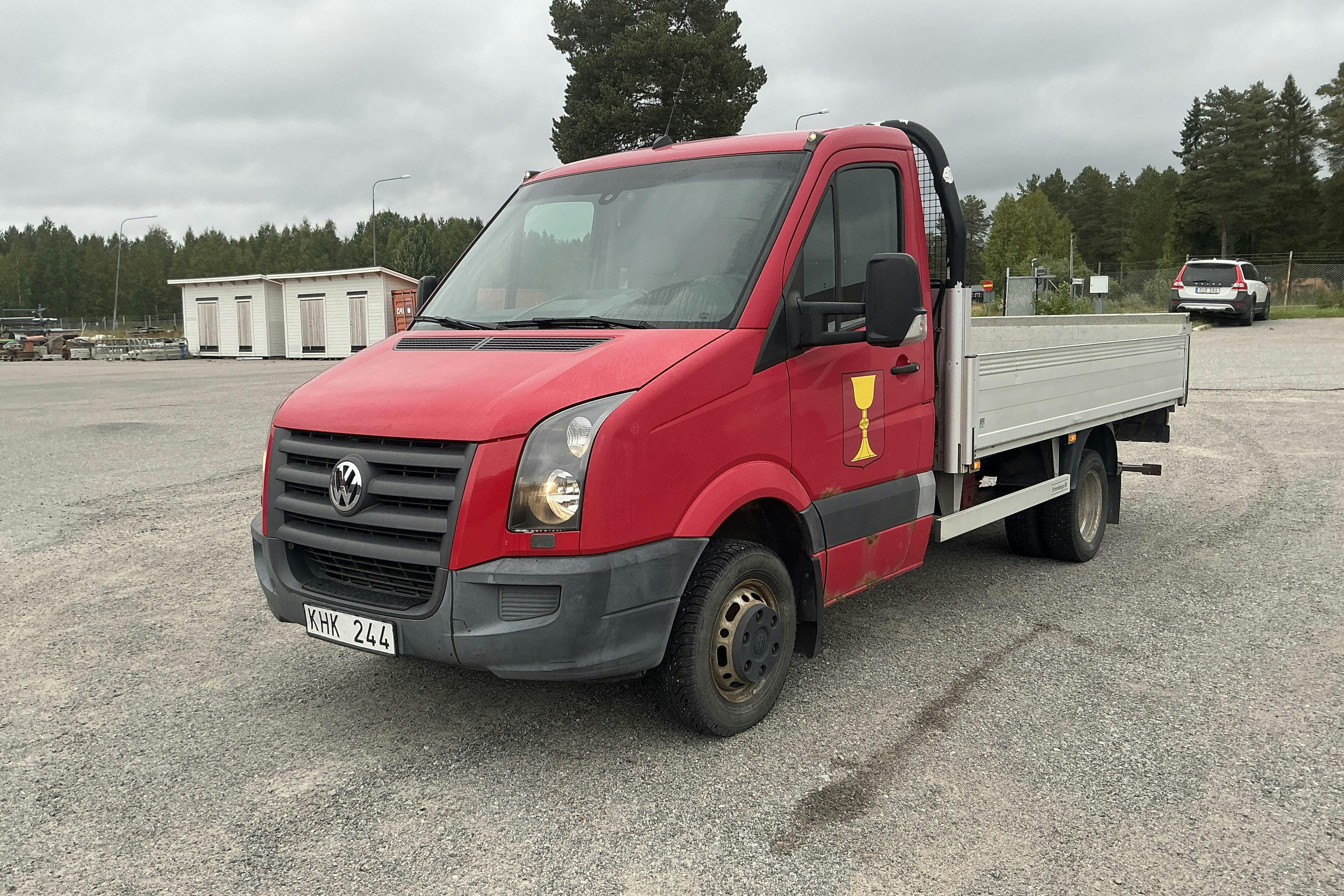 VW Crafter 50 2.5 TDI Flak (163hk) - 178 628 km - Manuell - röd - 2008