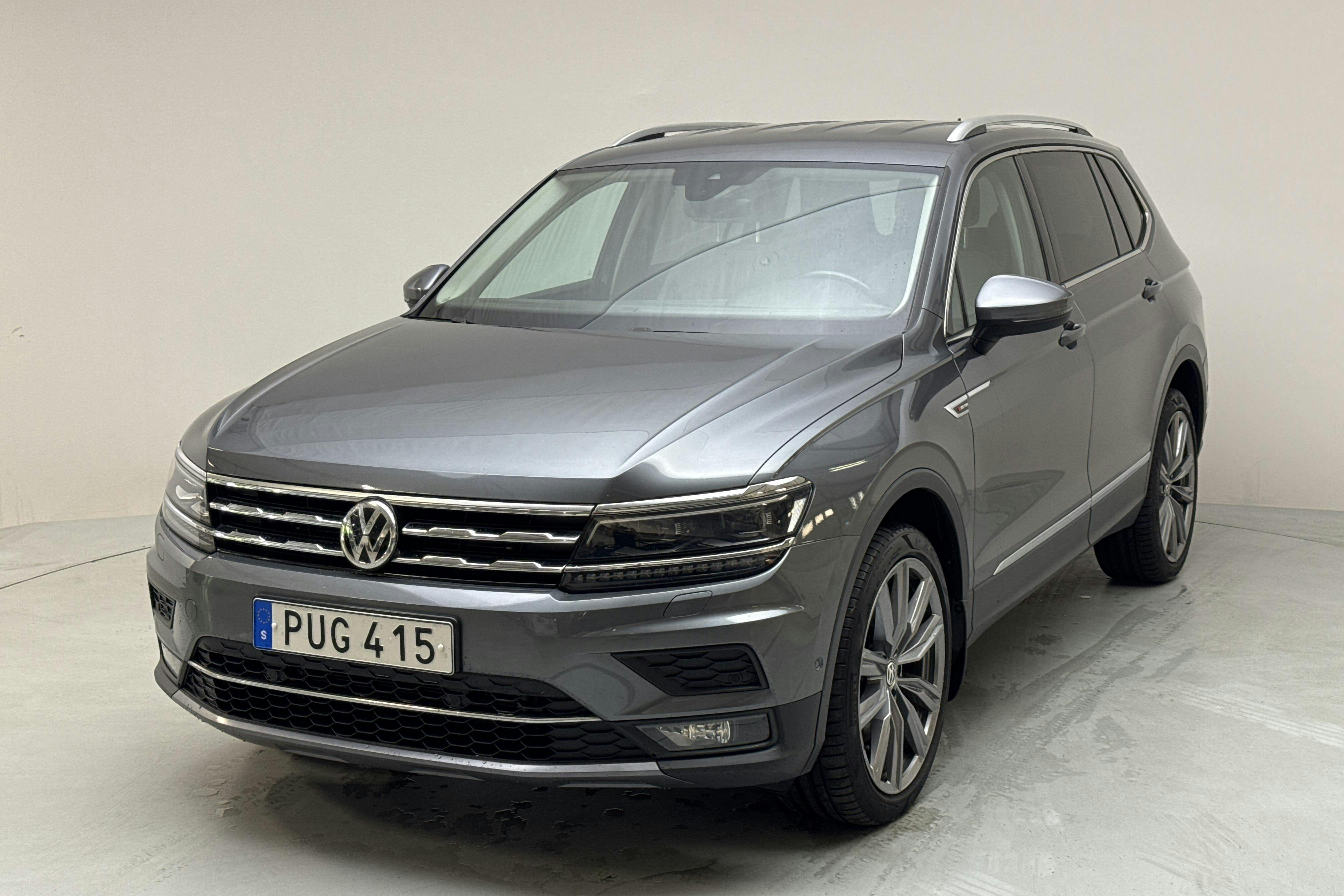 Presentation photo 1 of 13: VW Tiguan Allspace 2.0 TDI 4MOTION (190hk) - 109 780 km - Automatic - Dark Grey - 2018