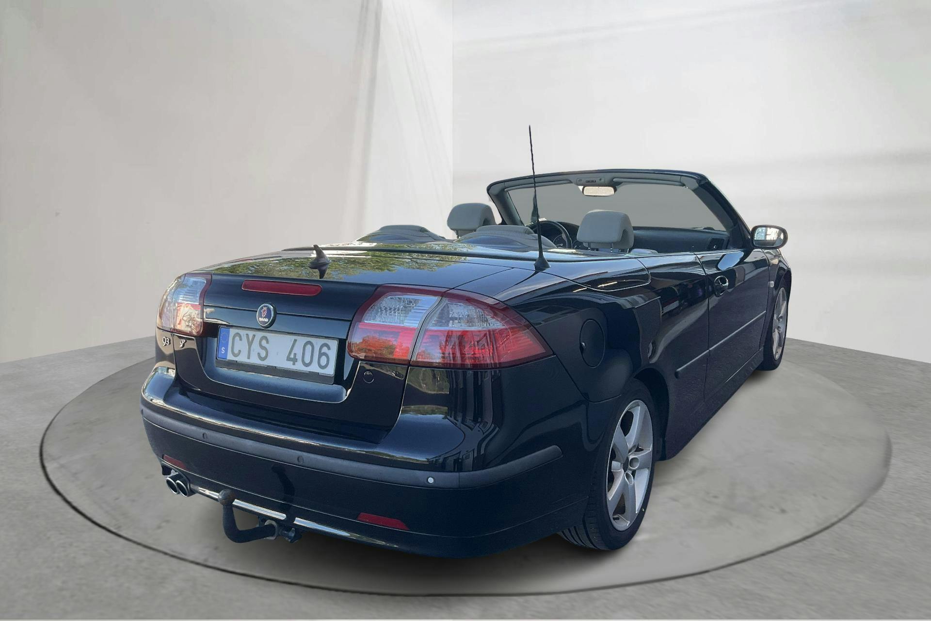 Saab 9-3 2.0T Cabriolet (210hk) - 21 590 mil - Automat - svart - 2007