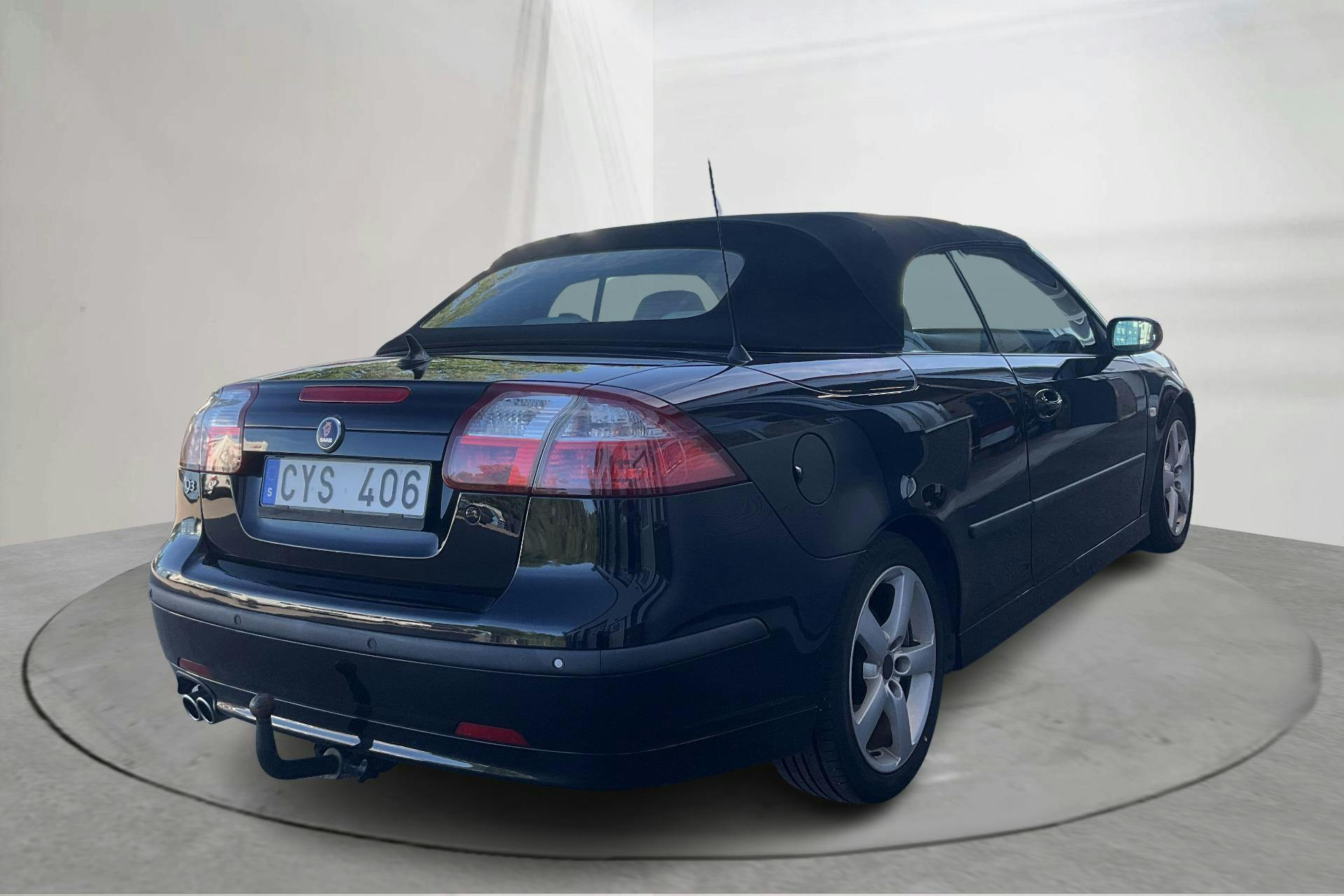 Saab 9-3 2.0T Cabriolet (210hk) - 21 590 mil - Automat - svart - 2007