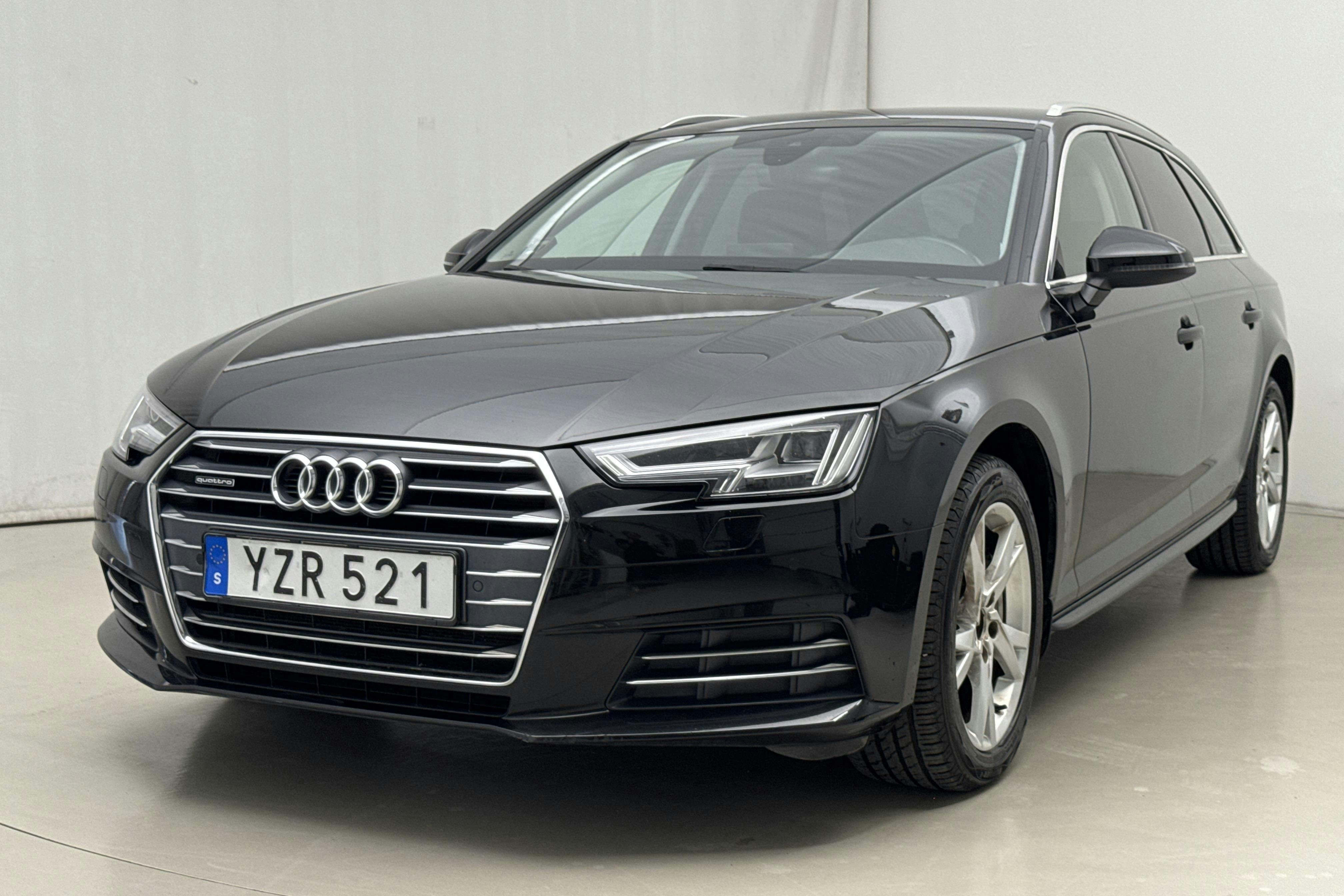 Audi A4 2.0 TDI Avant quattro (190hk) - 111 270 km - Automatic - black - 2018