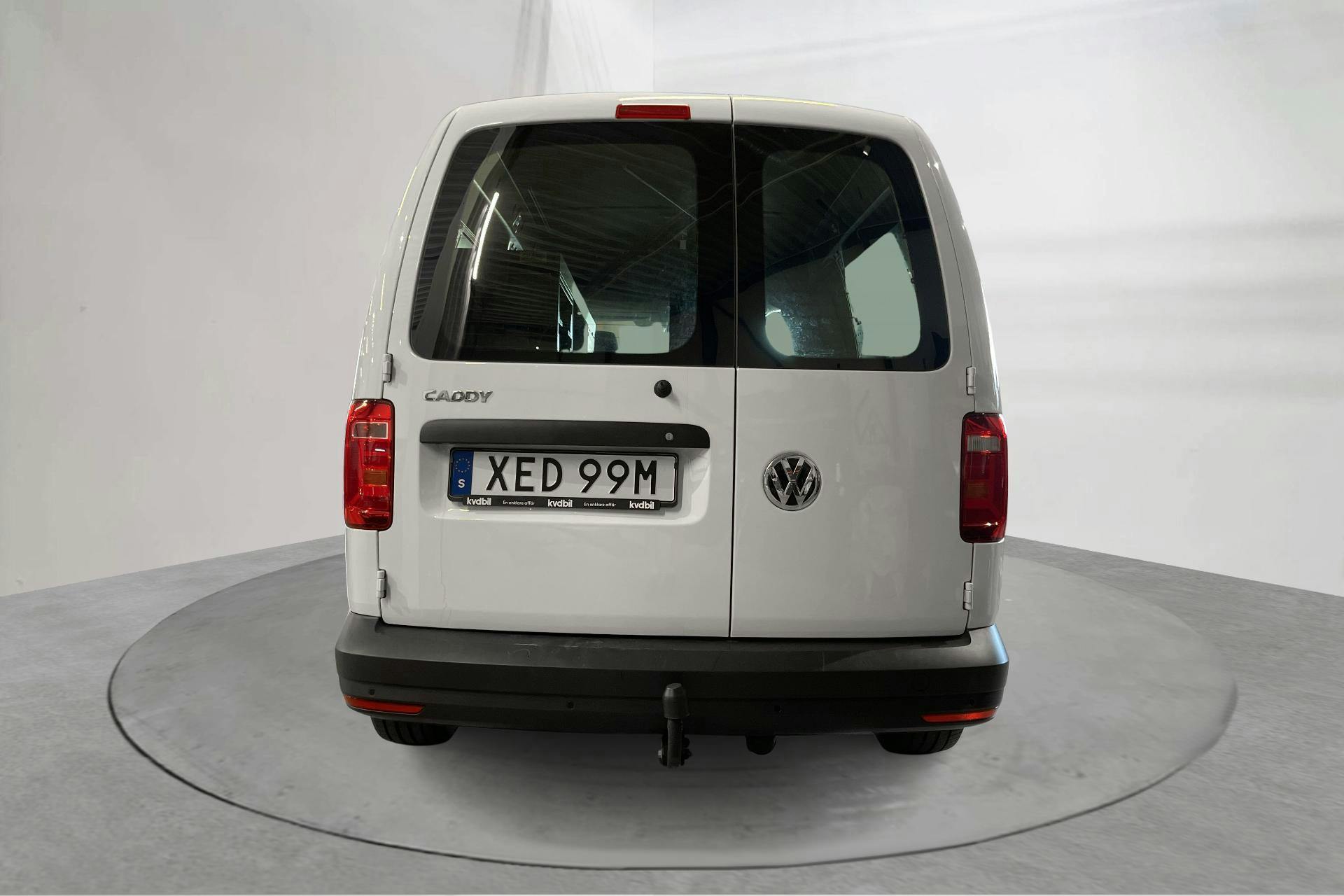 VW Caddy 1.4 TSI Skåp (125hk) - 3 779 mil - Automat - vit - 2019