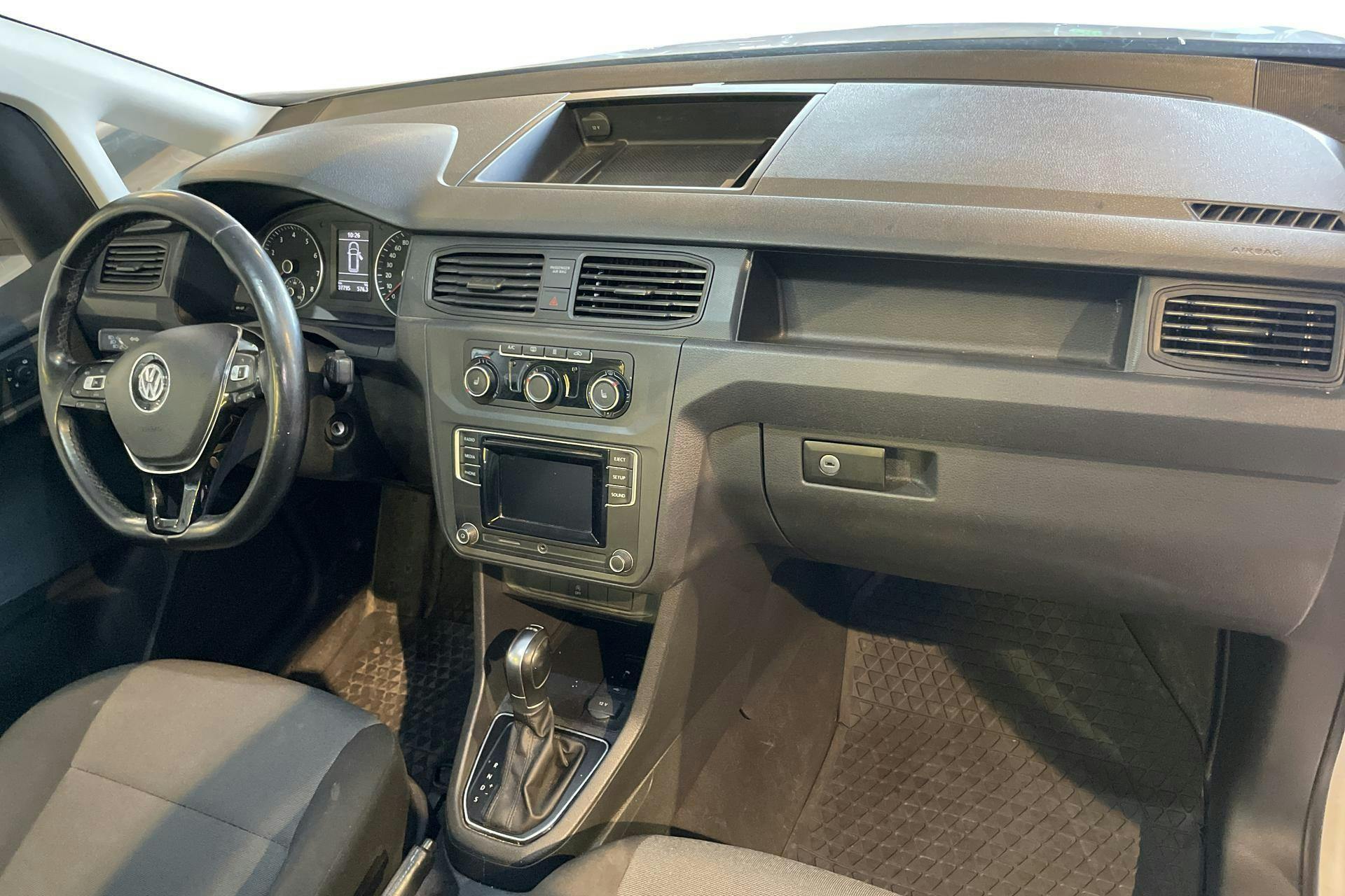 VW Caddy 1.4 TSI Skåp (125hk) - 3 779 mil - Automat - vit - 2019