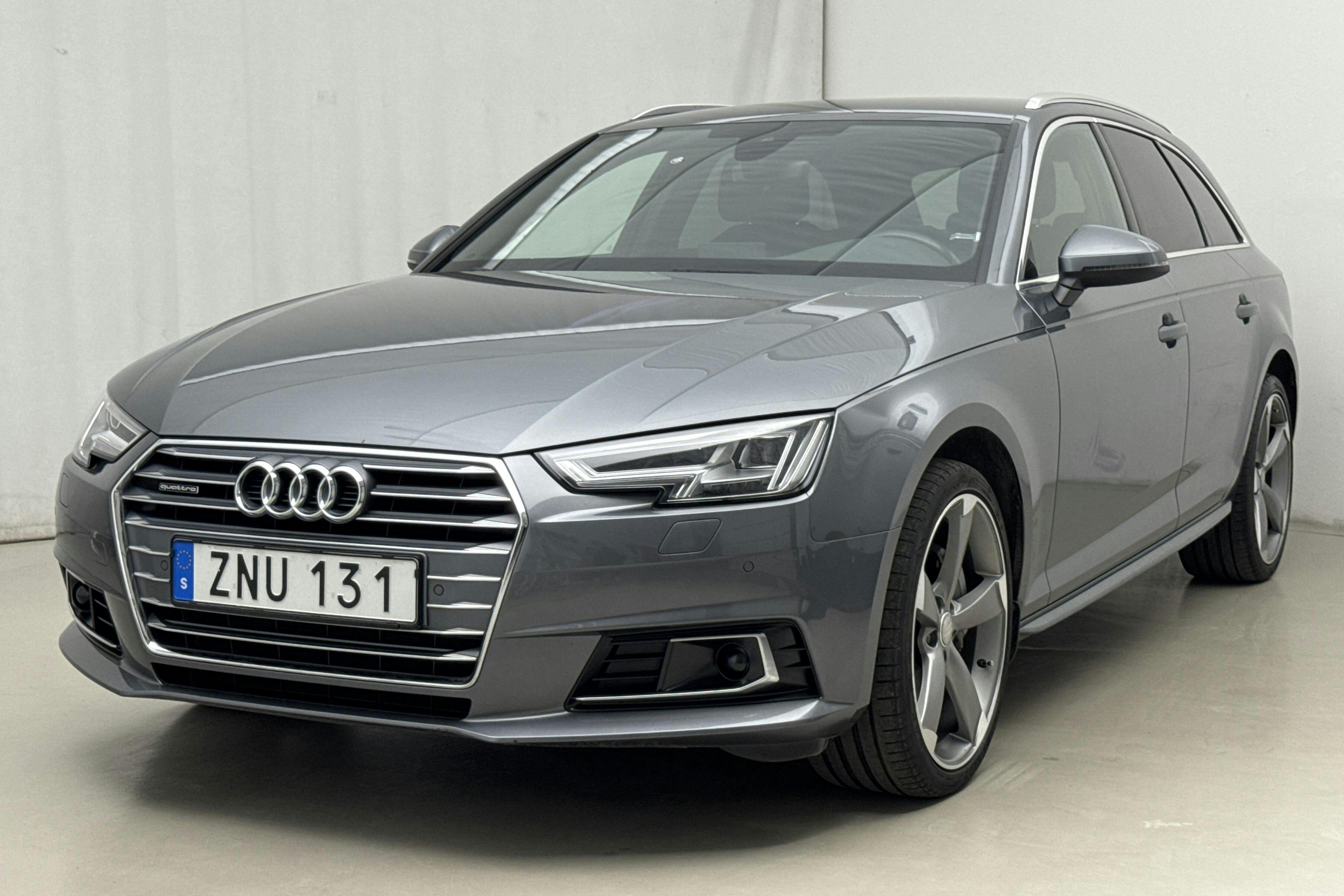 Audi A4 2.0 TDI Avant quattro (190hk) - 8 266 mil - Automat - grå - 2018