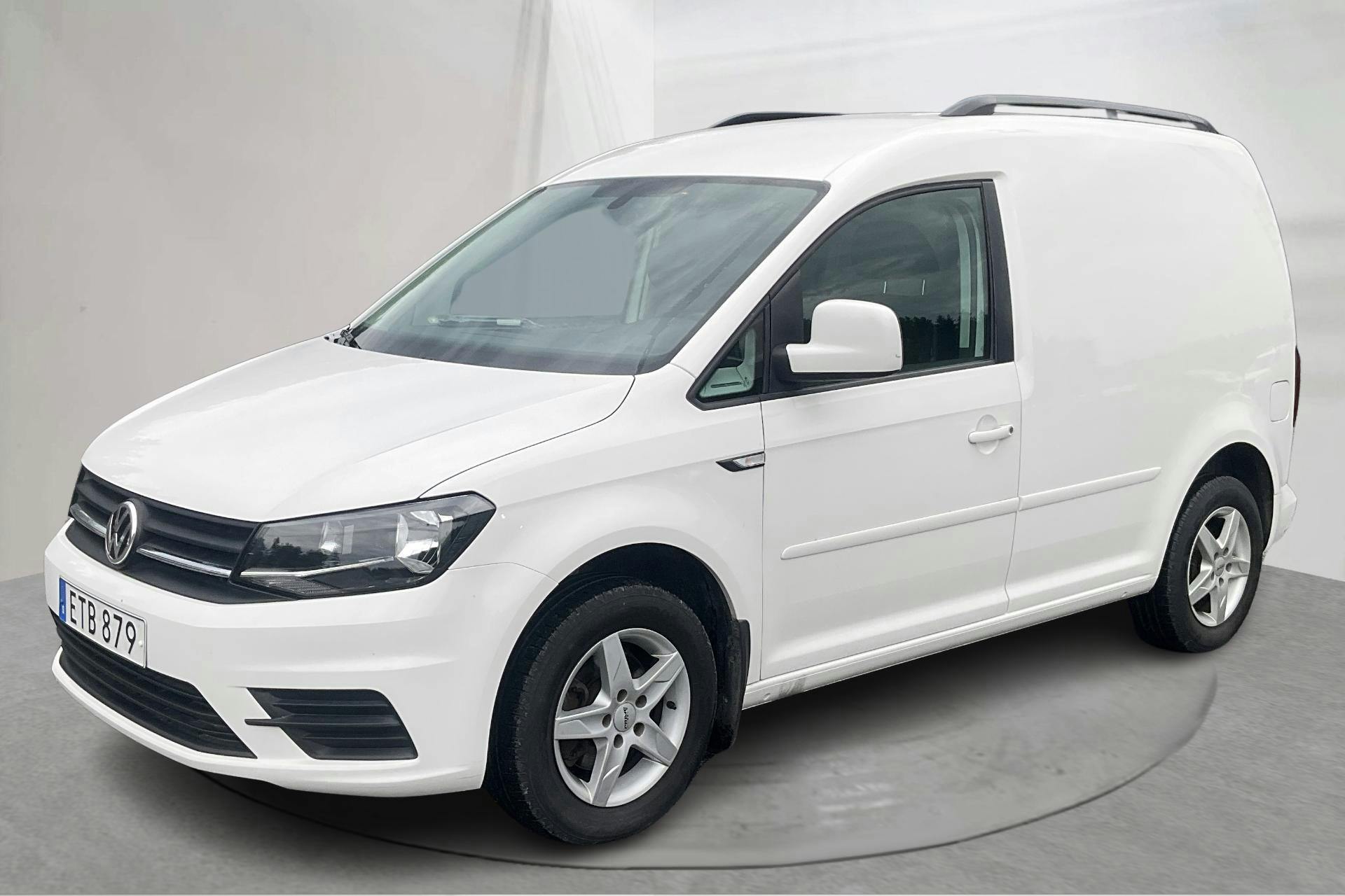 Presentation photo 1 of 14: VW Caddy 2.0 TDI Skåp (102hk) - 43 890 km - Automatic - white - 2017