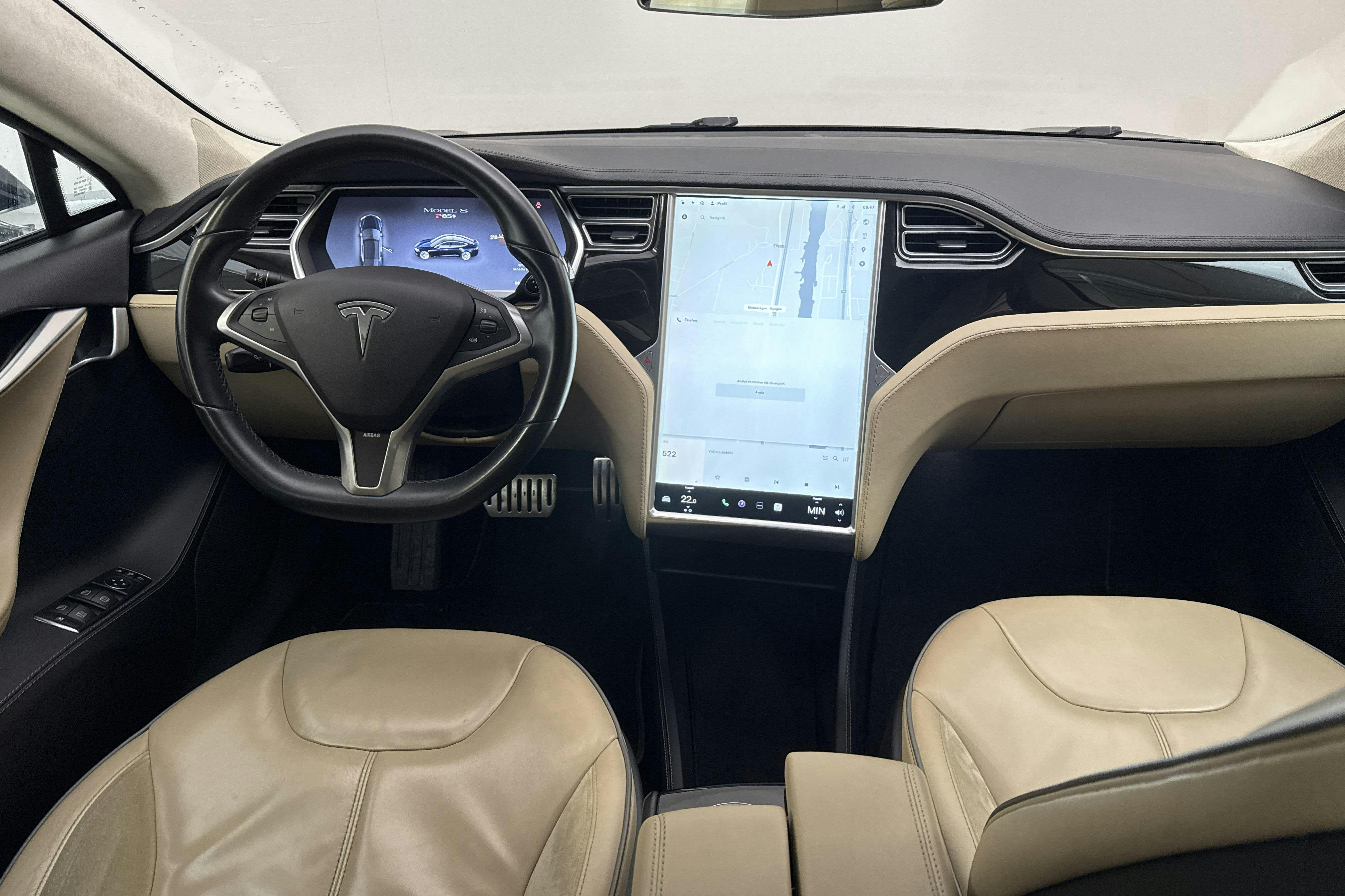 Tesla Model S P85+ - 15 817 mil - Automat - blå - 2014