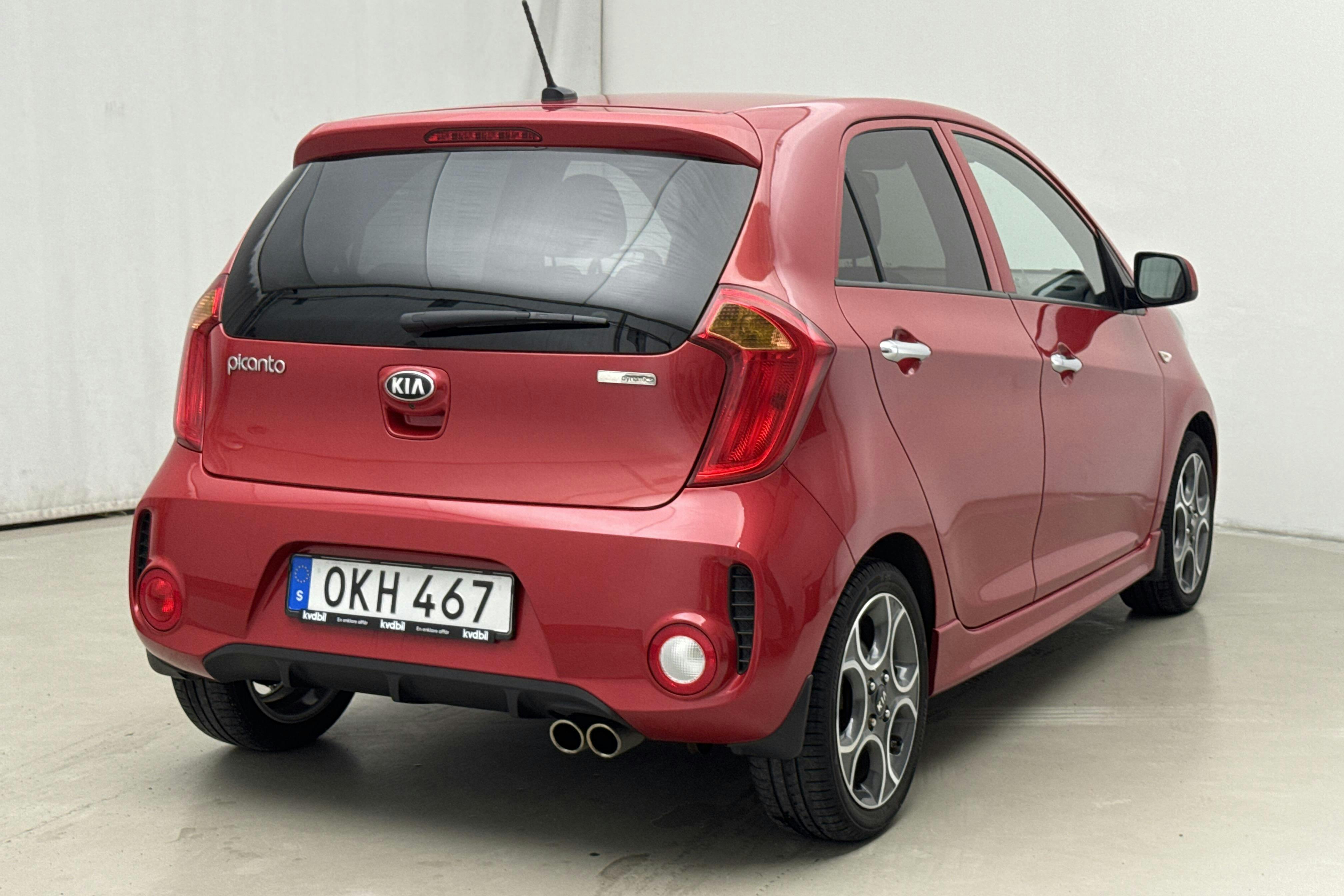 KIA Picanto 1.0 5dr (69hk) - 5 160 mil - Manuell - röd - 2017