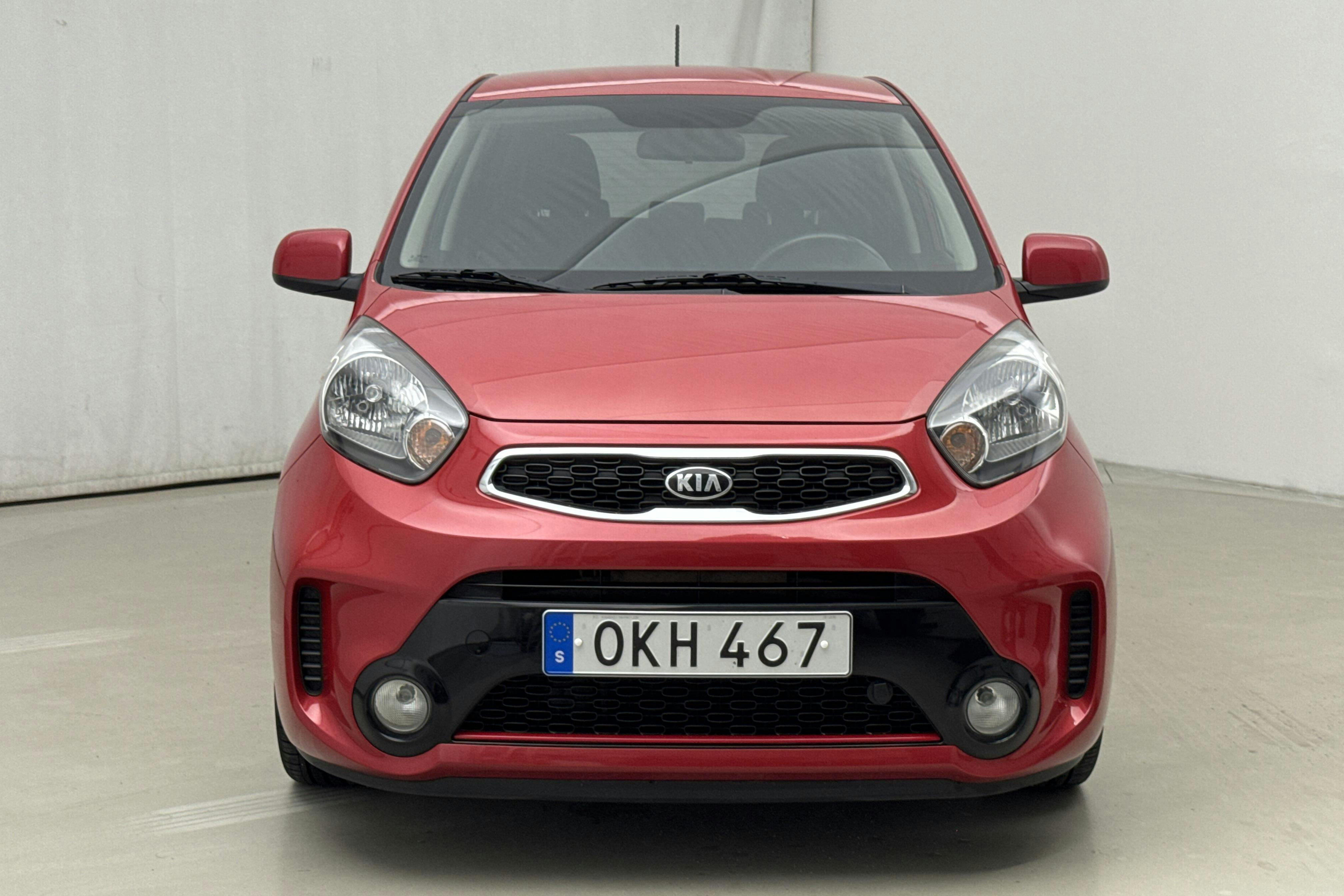 KIA Picanto 1.0 5dr (69hk) - 5 160 mil - Manuell - röd - 2017