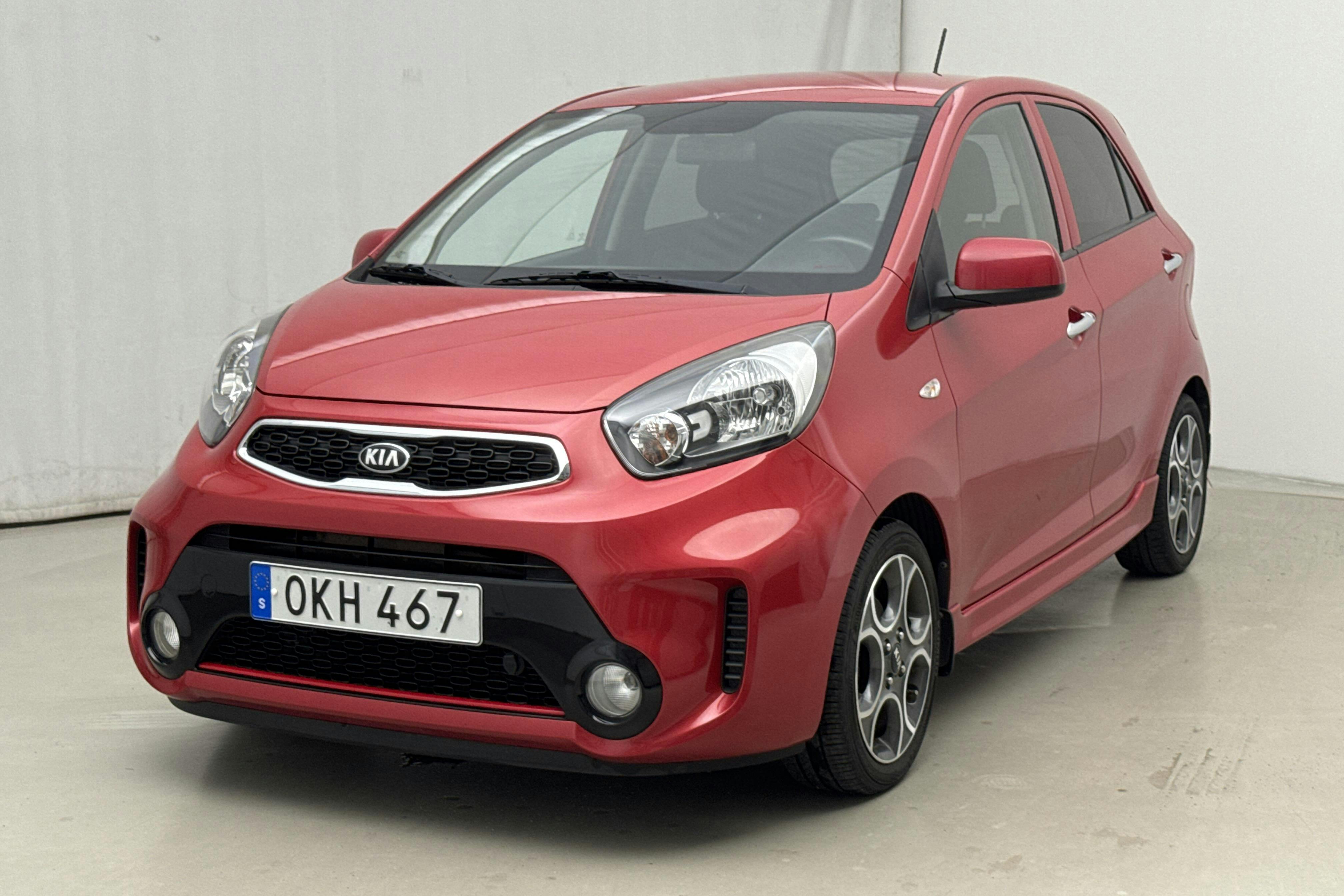 KIA Picanto 1.0 5dr (69hk) - 51 600 km - Manual - red - 2017