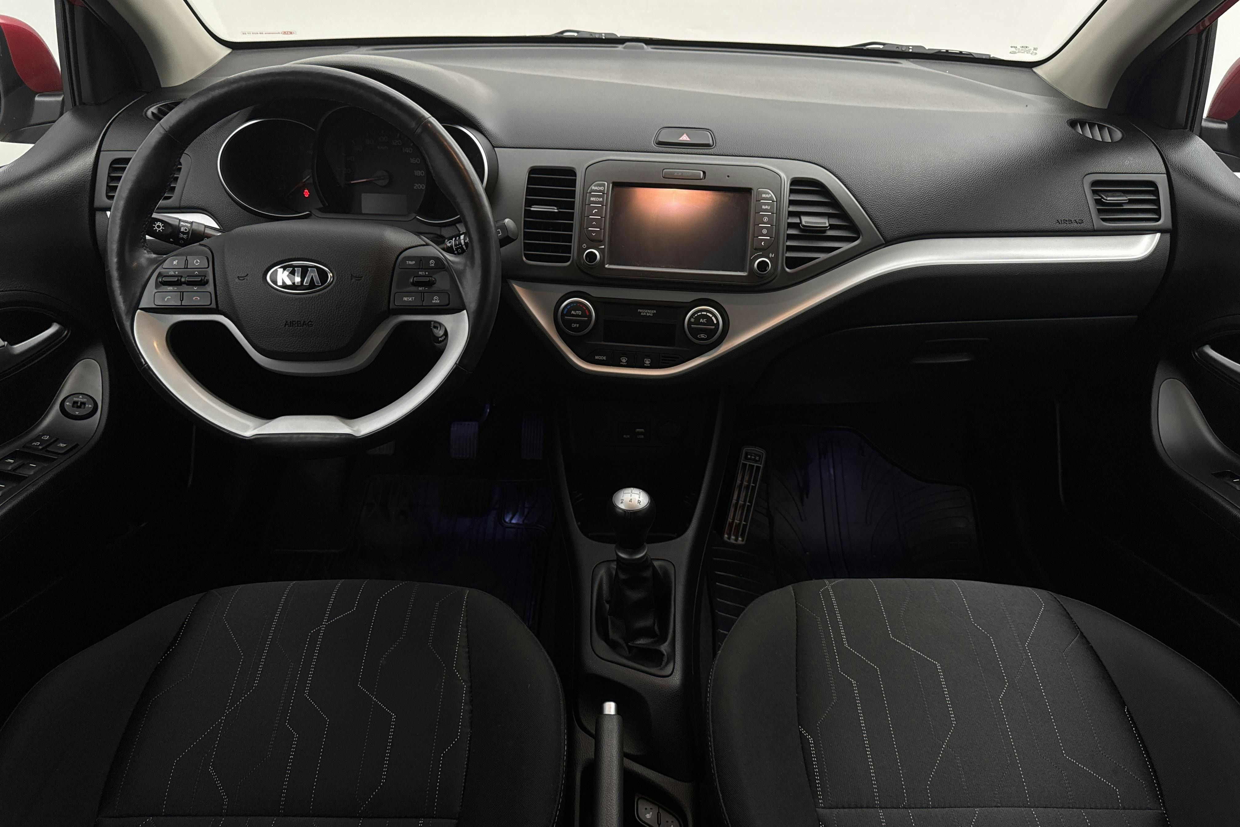 KIA Picanto 1.0 5dr (69hk) - 5 160 mil - Manuell - röd - 2017