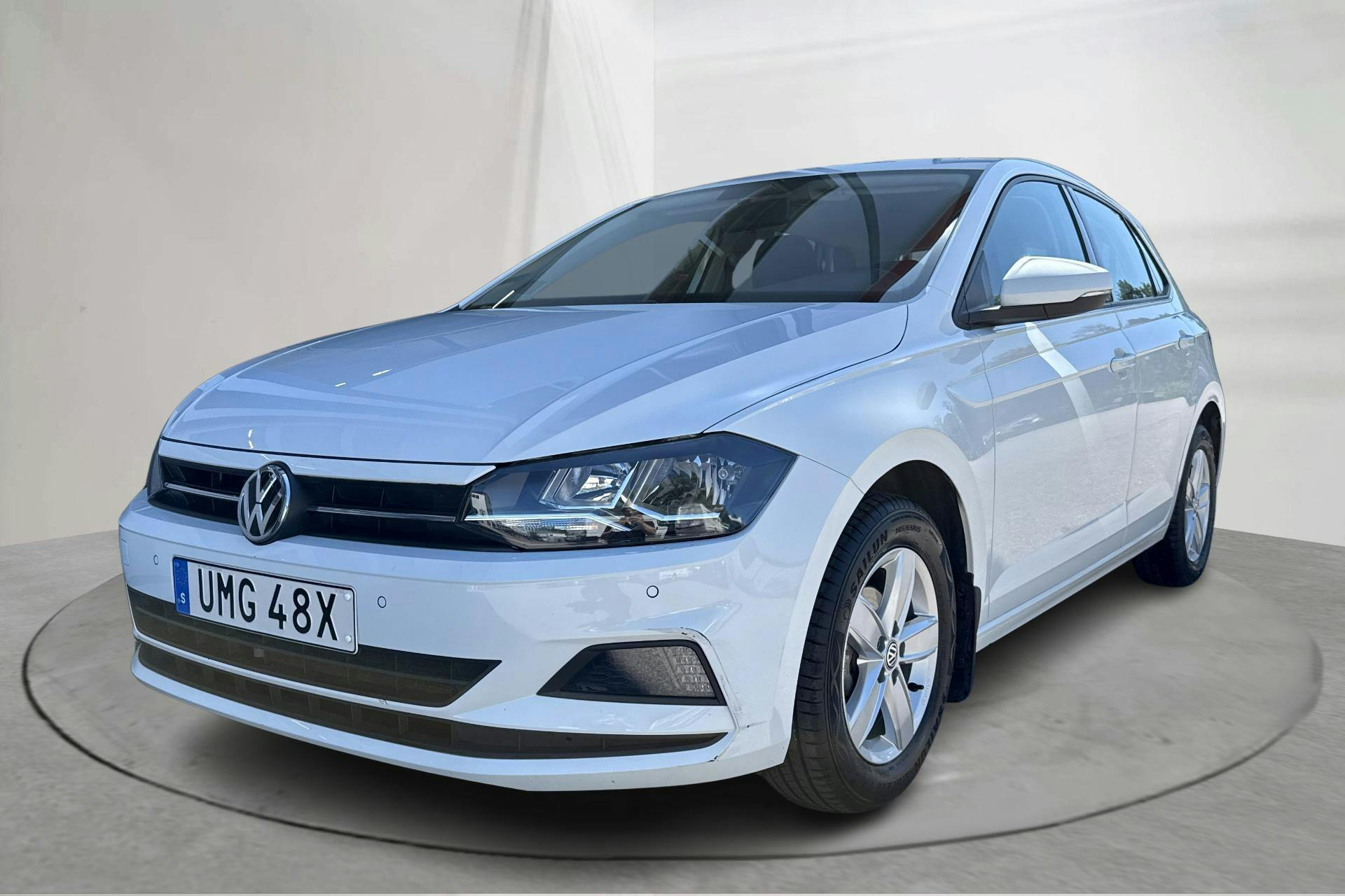 Presentation photo 1 of 13: VW Polo 1.0 TGI 5dr (90hk) - 28 610 km - Manual - white - 2020