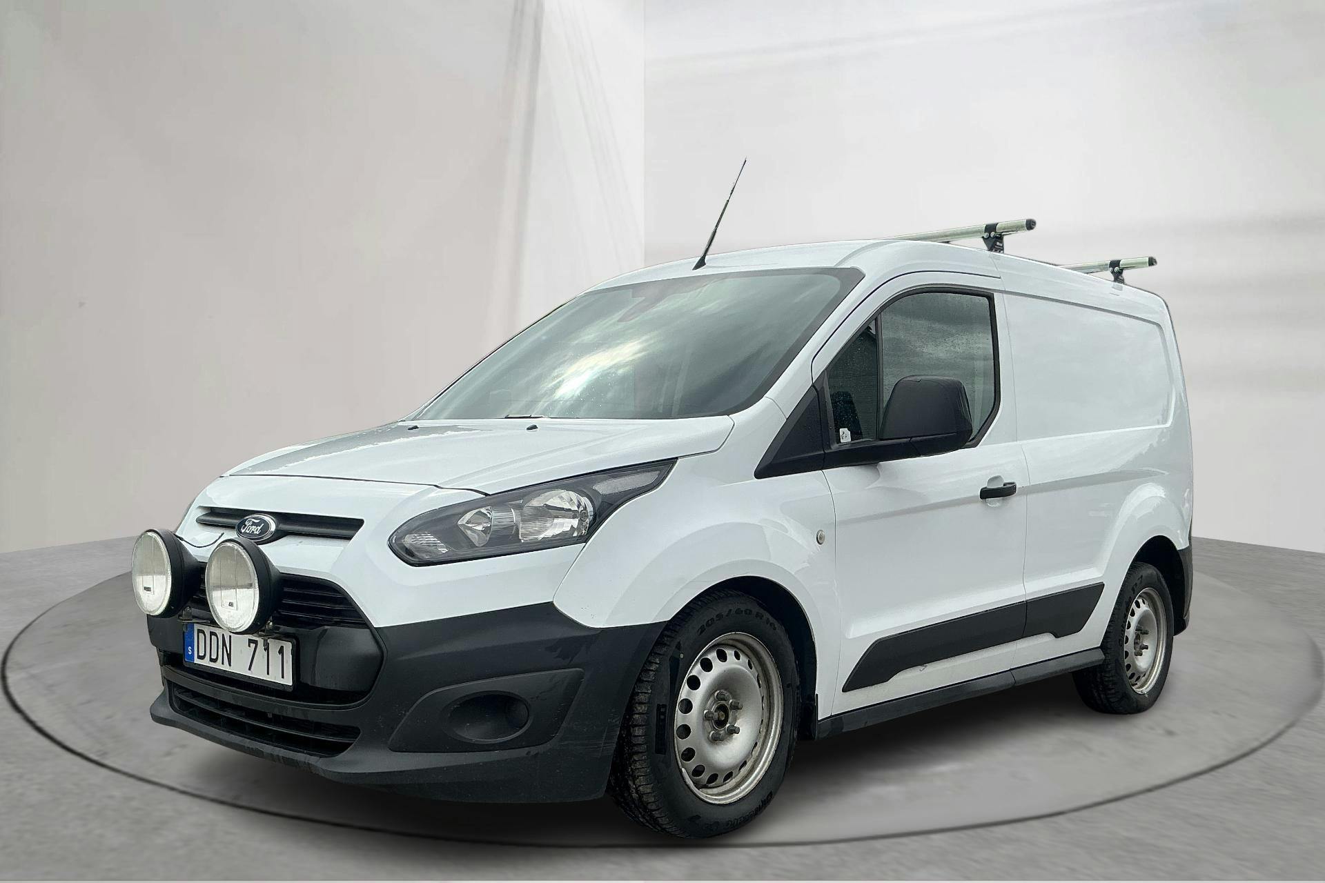 Presentationsfoto 1 av 13: Ford Transit Connect 1.6 TDCi (75hk) - 13 879 mil - Manuell - vit - 2014