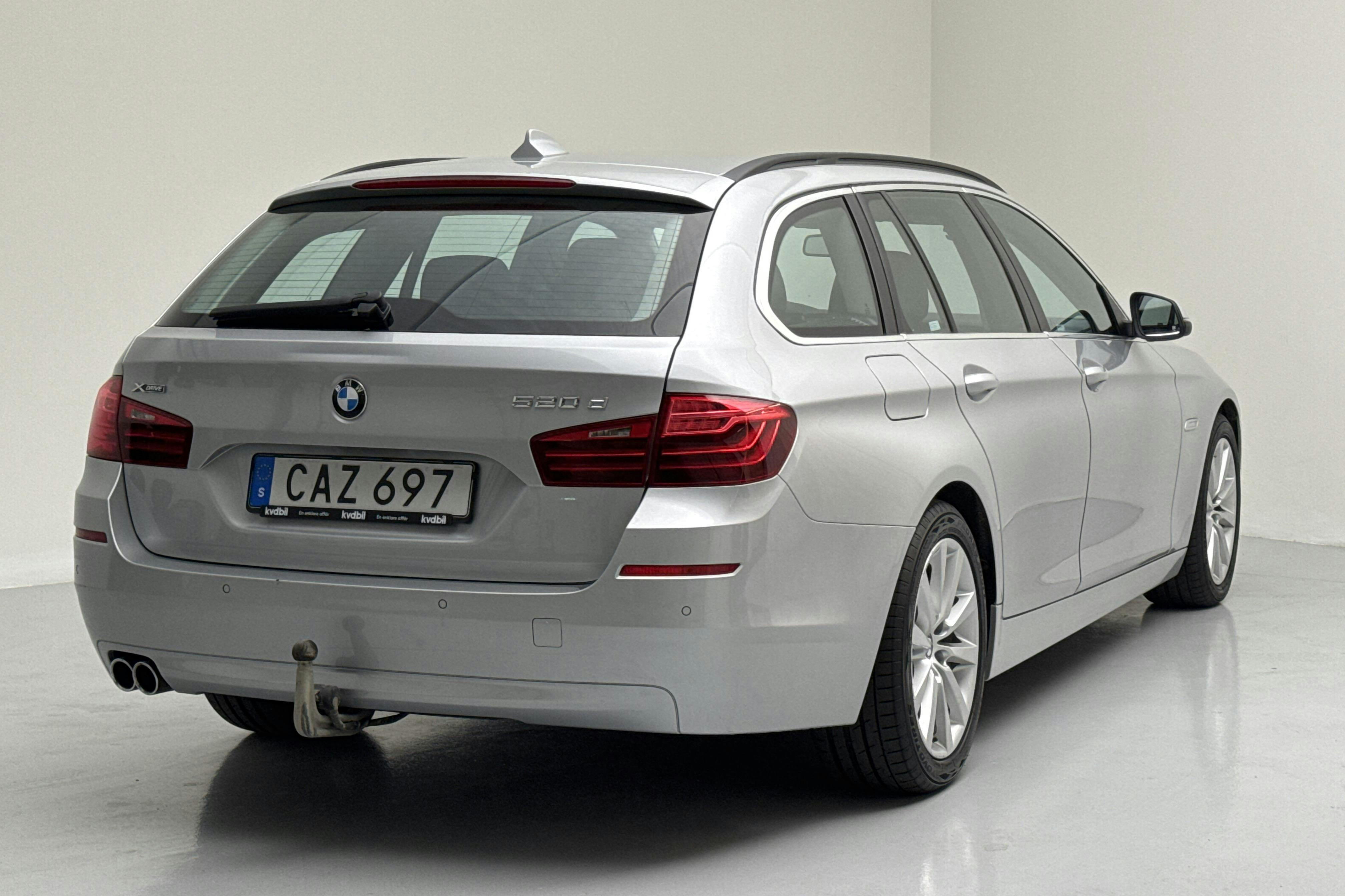 BMW 520d xDrive Touring, F11 (190hk) - 122 890 km - Automaatne - hõbe - 2017