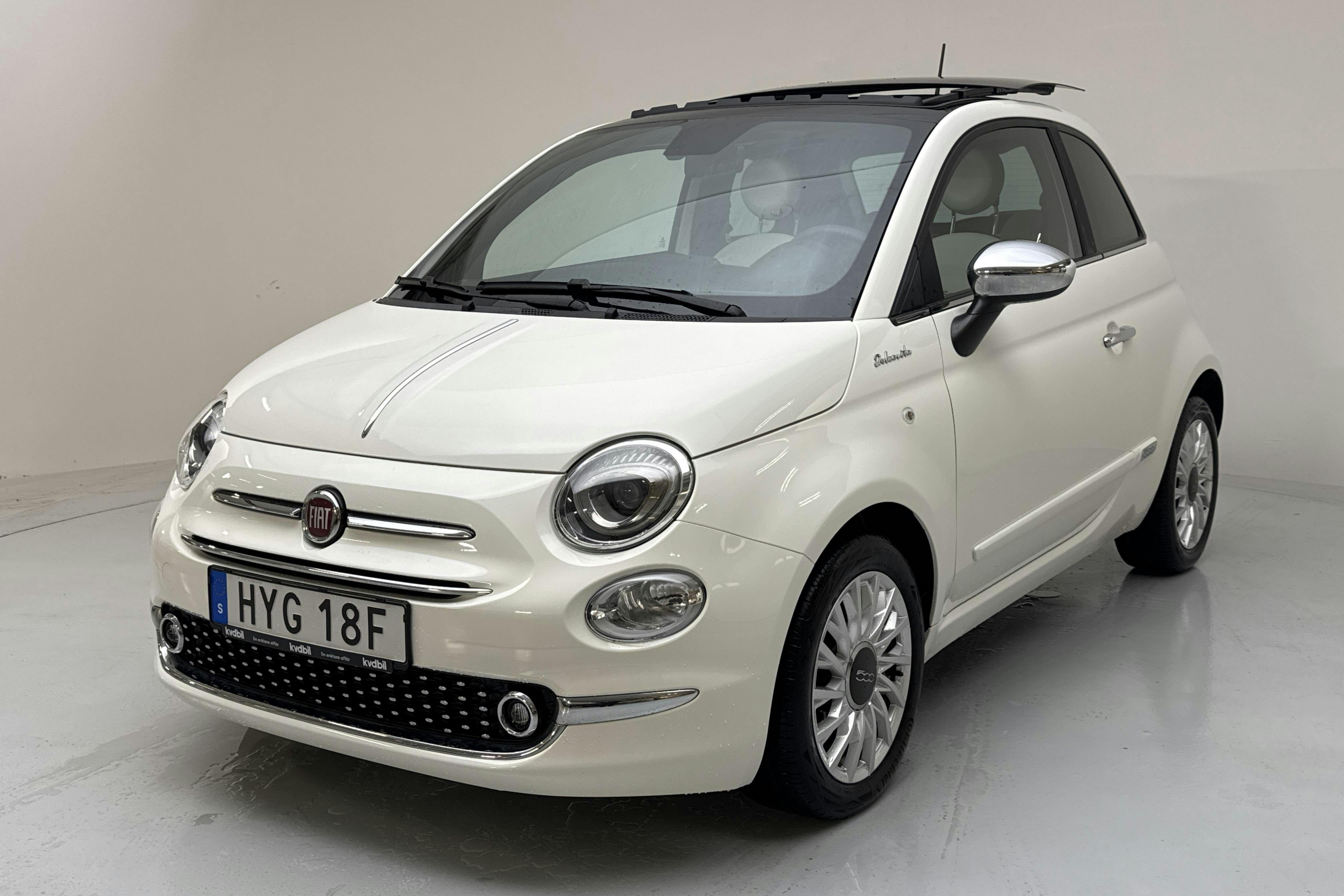 Fiat 500 Hybrid (70hk) - 43 020 km - Manual - white - 2022