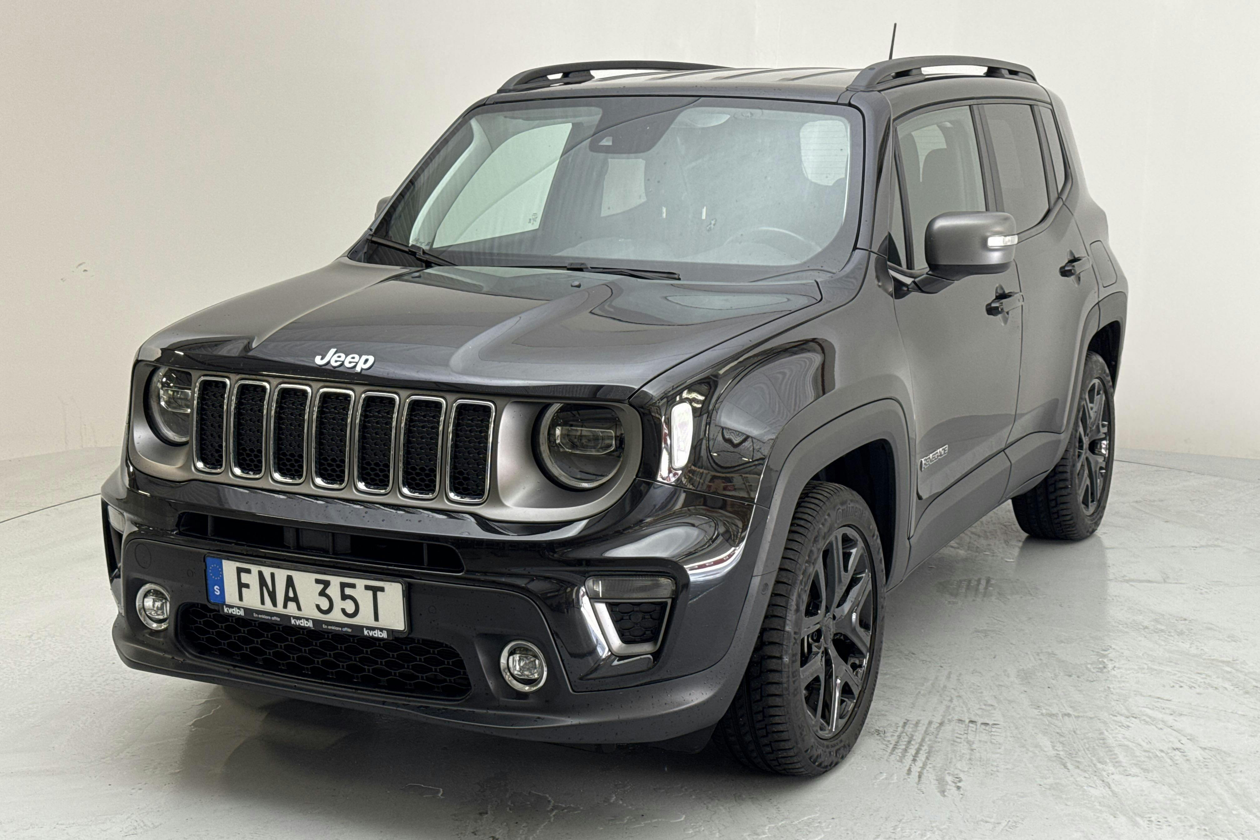 Jeep Renegade 1.3 PHEV 4WD (190hk) - 6 766 mil - Automat - svart - 2020
