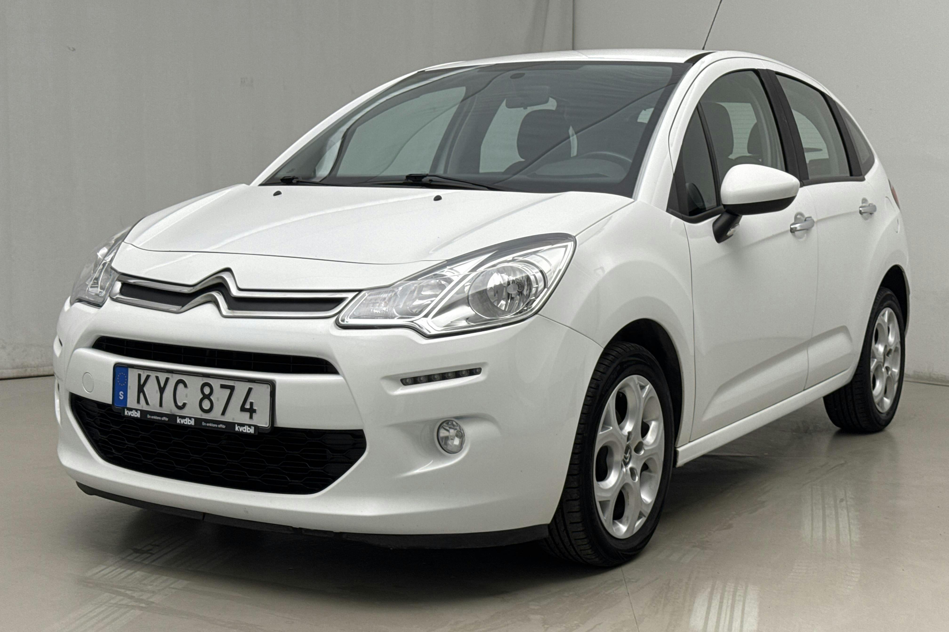 Citroën C3 1.2 VTi (82hk) - 151 700 km - Automatic - white - 2016