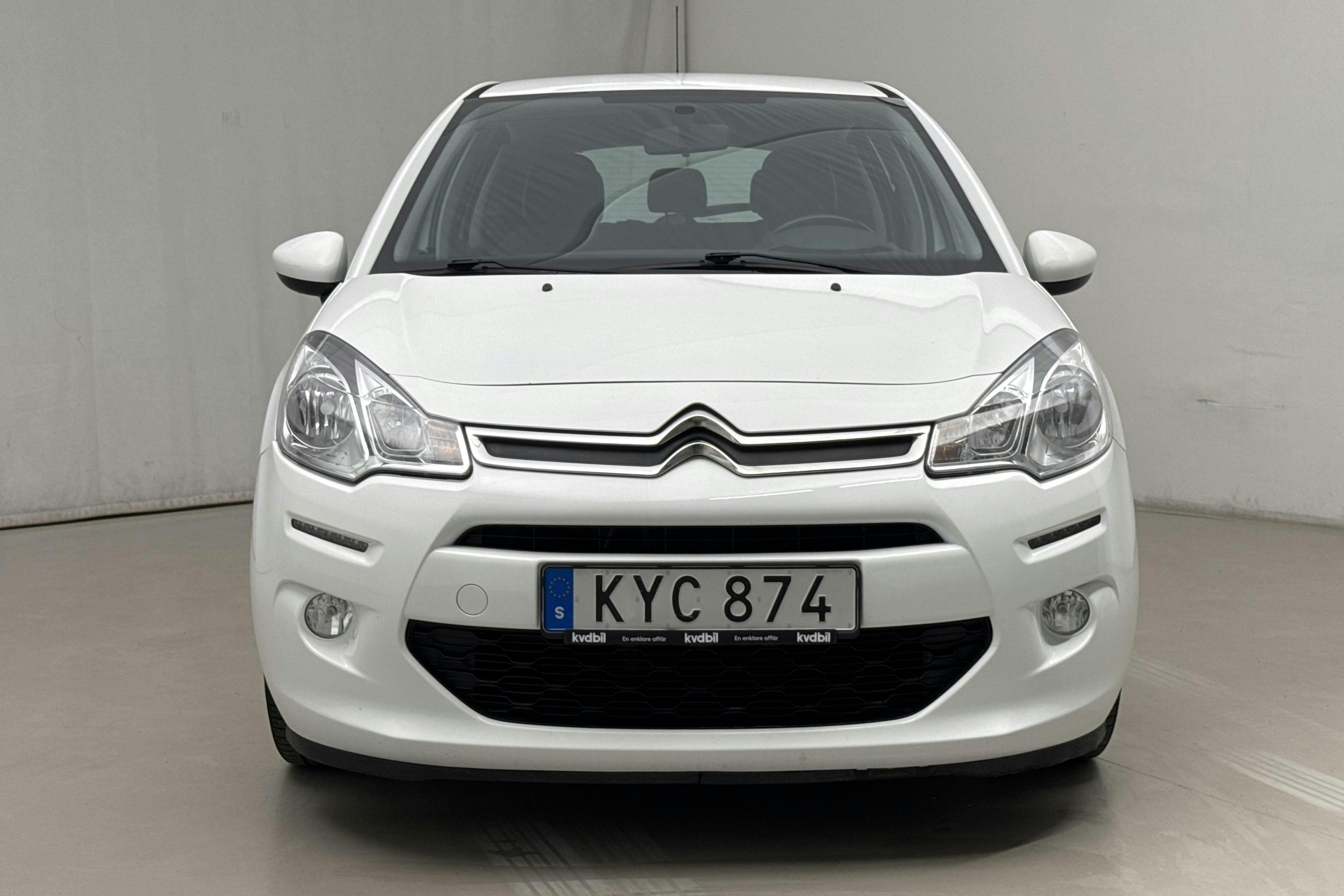Citroën C3 1.2 VTi (82hk) - 15 170 mil - Automat - vit - 2016