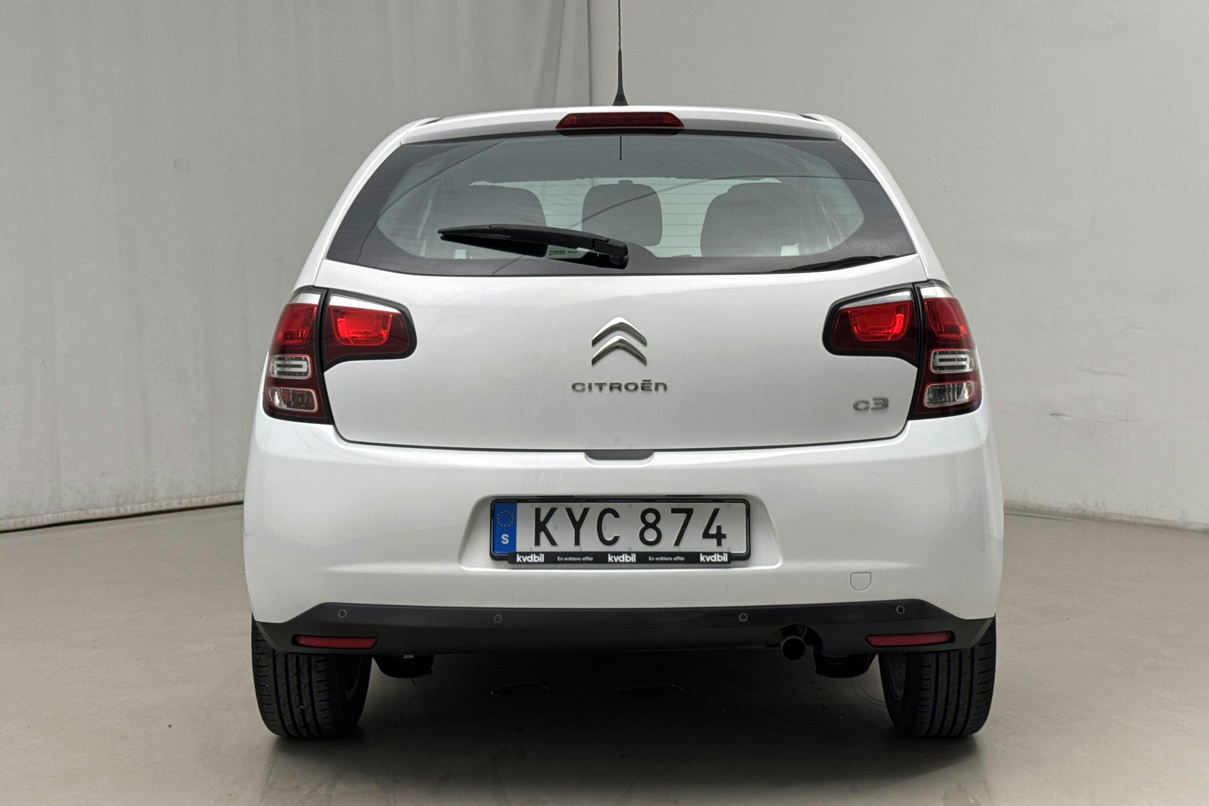 Citroën C3 1.2 VTi (82hk) - 15 170 mil - Automat - vit - 2016