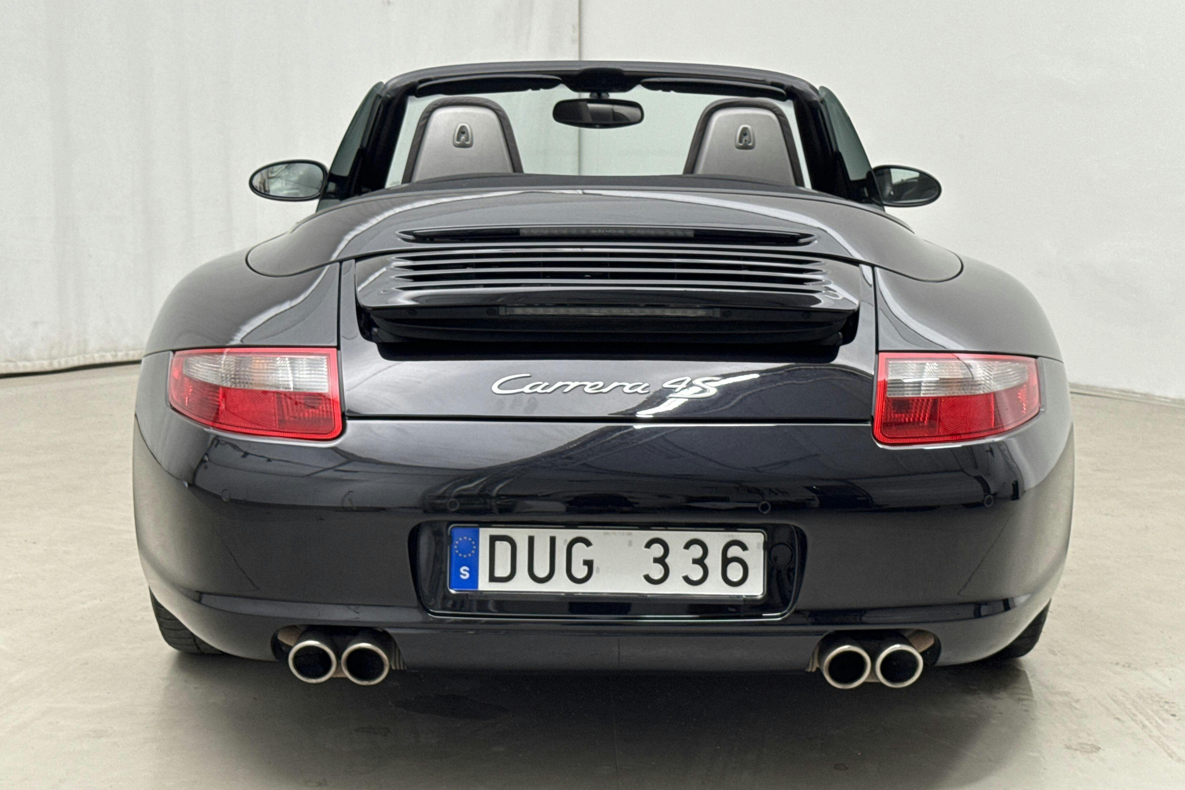 Porsche 911/997 Carrera 3.8 4S Cabriolet (355hk) - 8 817 mil - Automat - svart - 2007