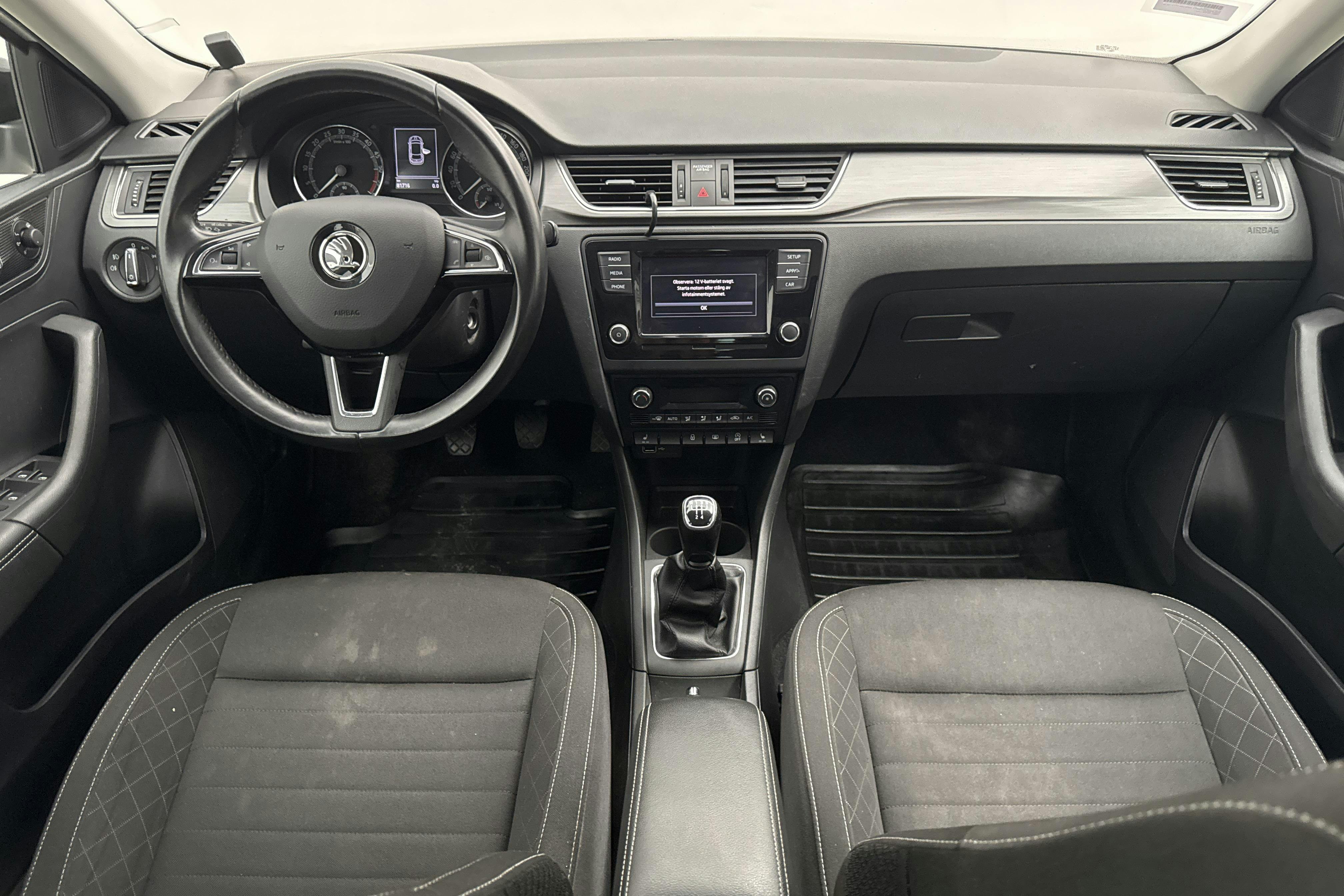 Skoda Rapid 1.4 TDI Spaceback (90hk) - 8 172 mil - Manuell - vit - 2018