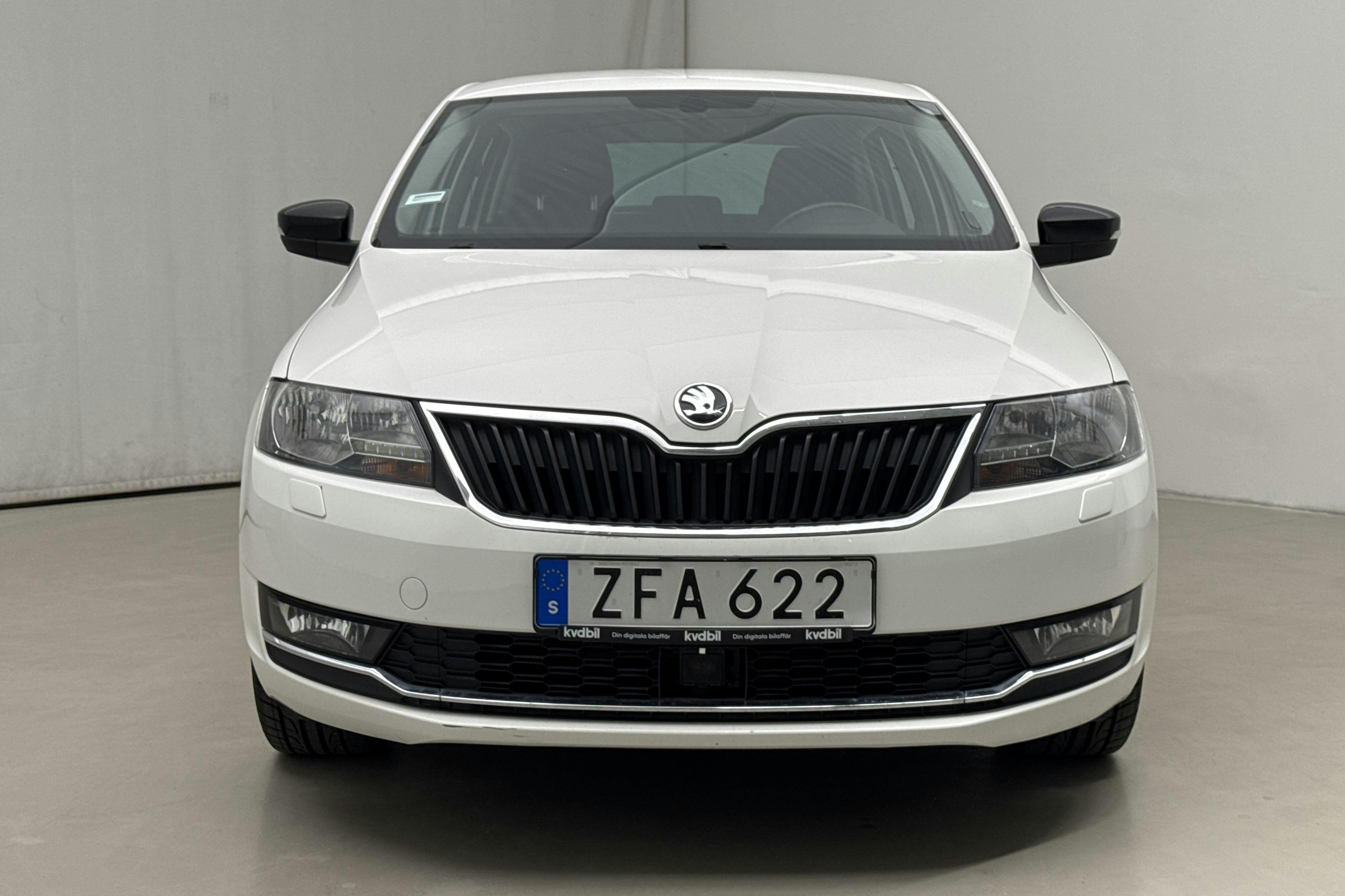 Skoda Rapid 1.4 TDI Spaceback (90hk) - 8 172 mil - Manuell - vit - 2018