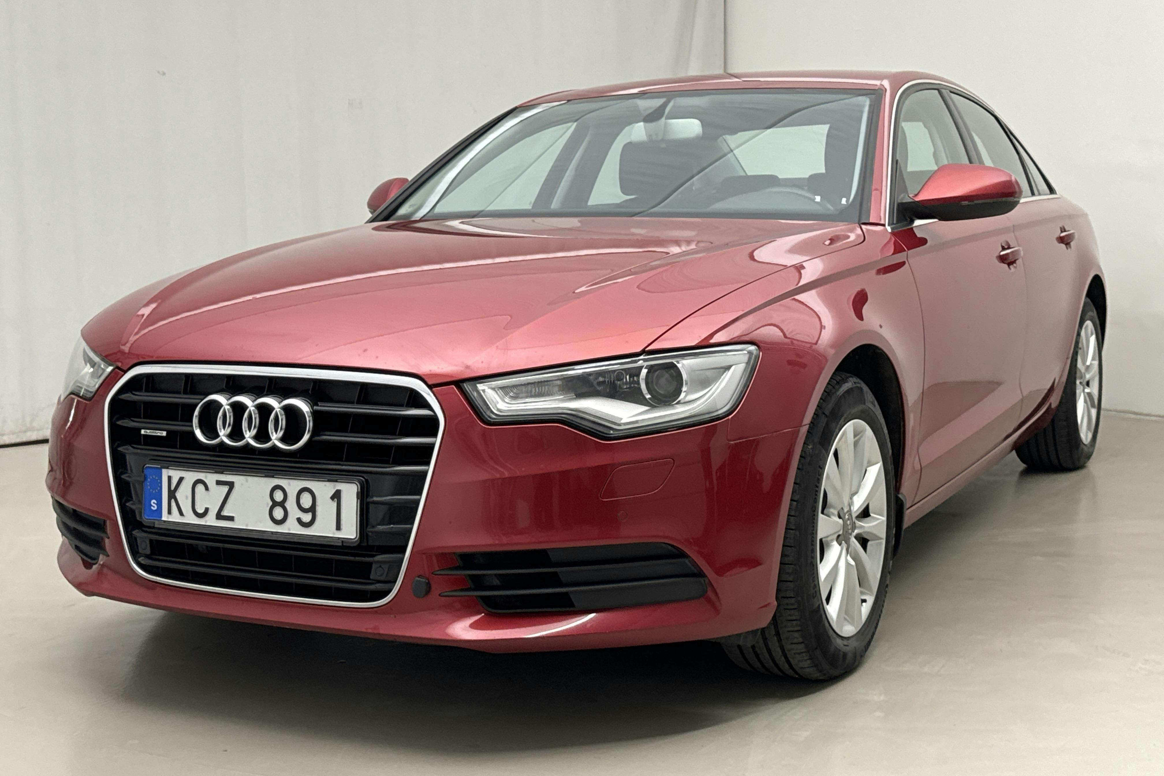 Audi A6 3.0 TFSI quattro (300hk) - 13 881 mil - Automat - röd - 2012
