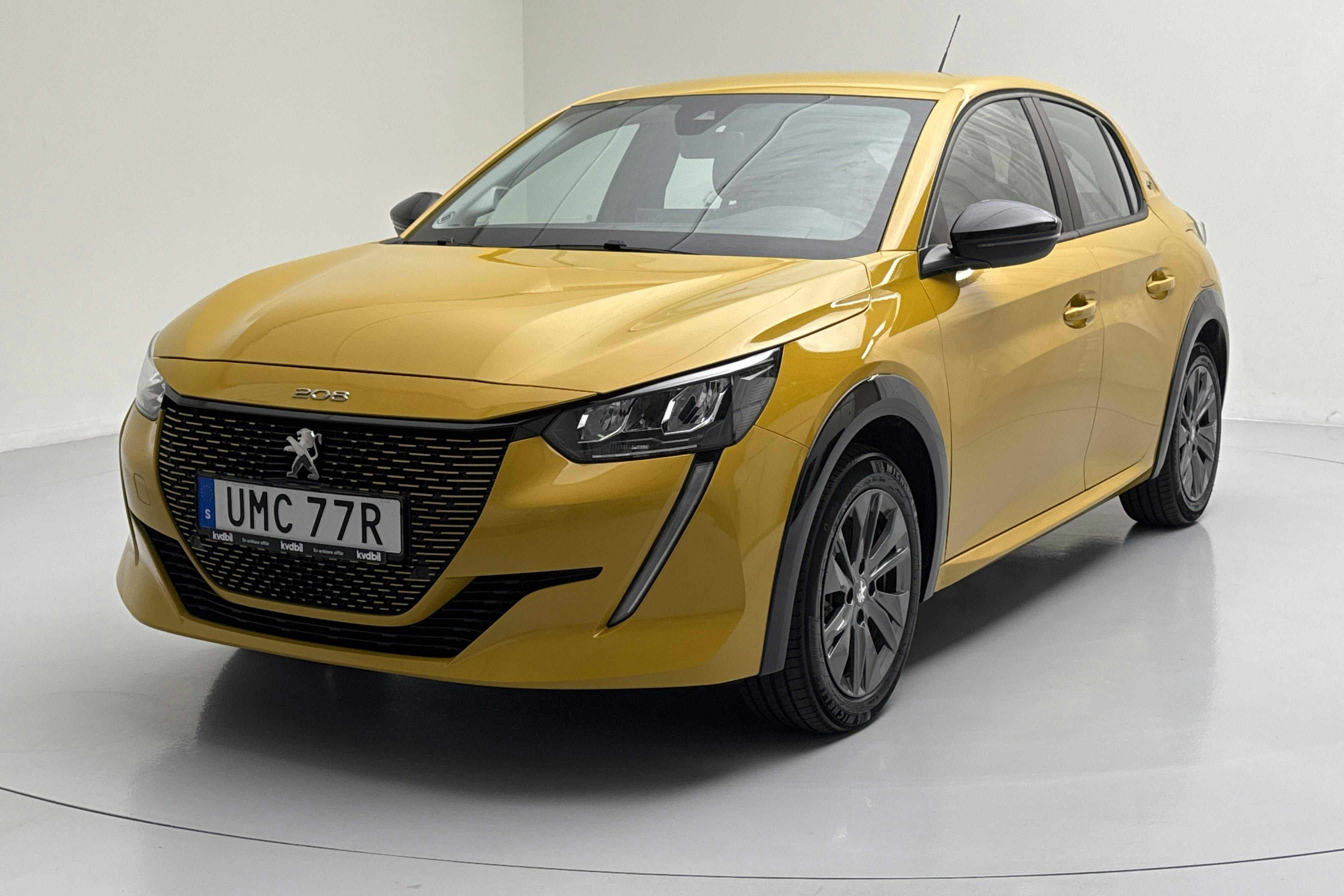 Peugeot e-208 50 kWh 5dr (136hk) - 58 060 km - Automaatne - kollane - 2021