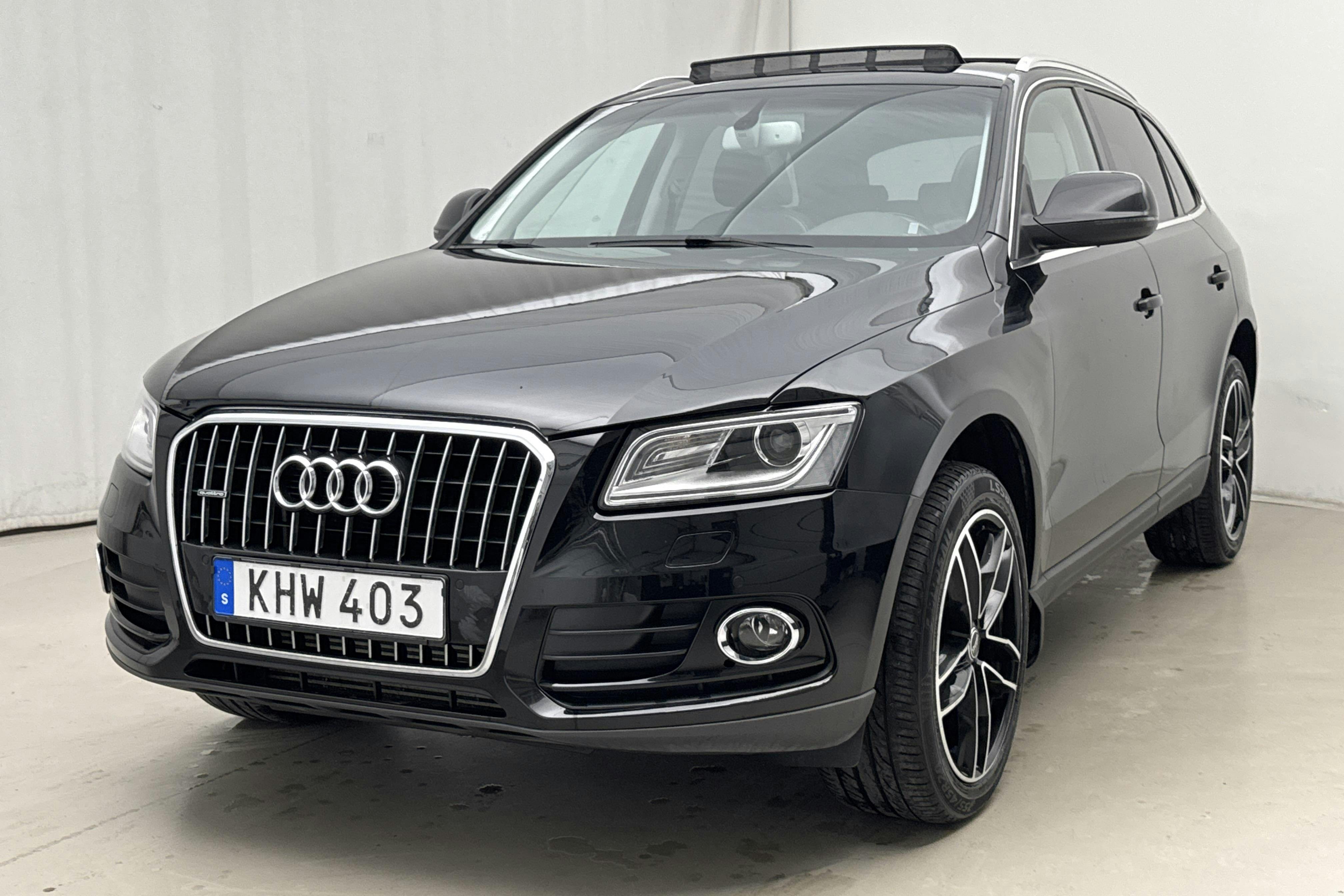 Audi Q5 2.0 TDI quattro (177hk) - 155 040 km - Manual - black - 2014