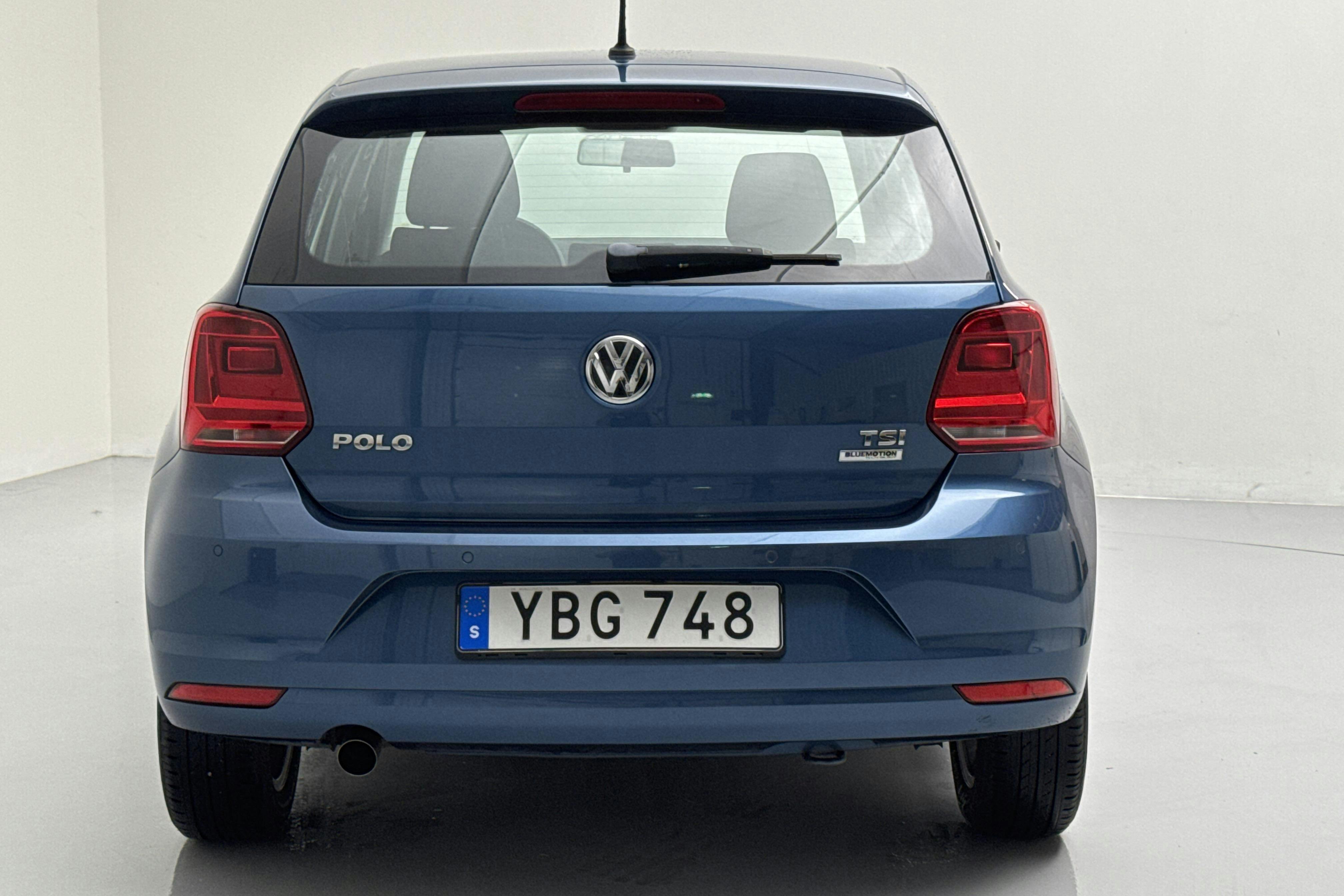 VW Polo 1.2 TSI 5dr (90hk) - 4 189 mil - Manuell - blå - 2016