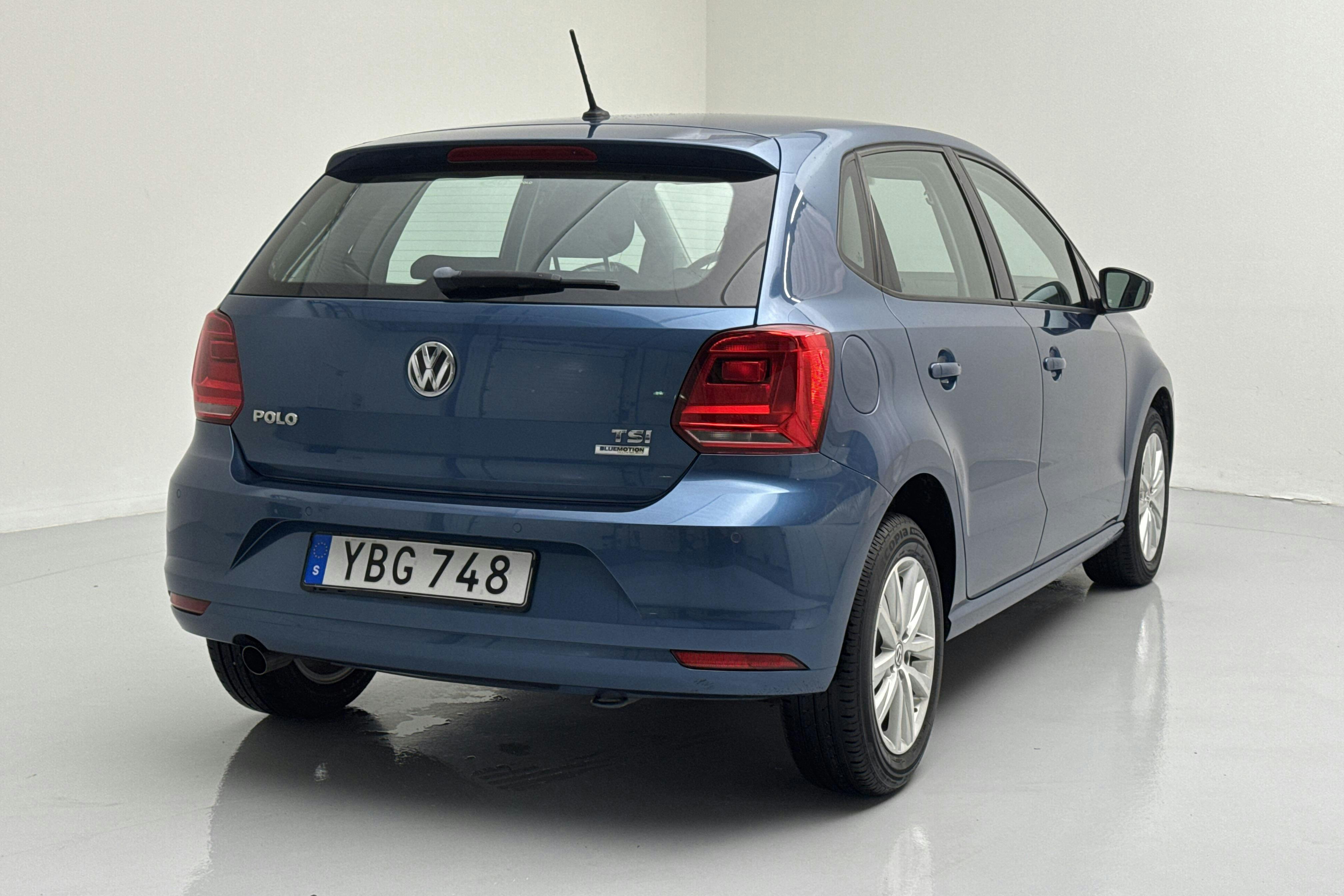 VW Polo 1.2 TSI 5dr (90hk) - 4 189 mil - Manuell - blå - 2016