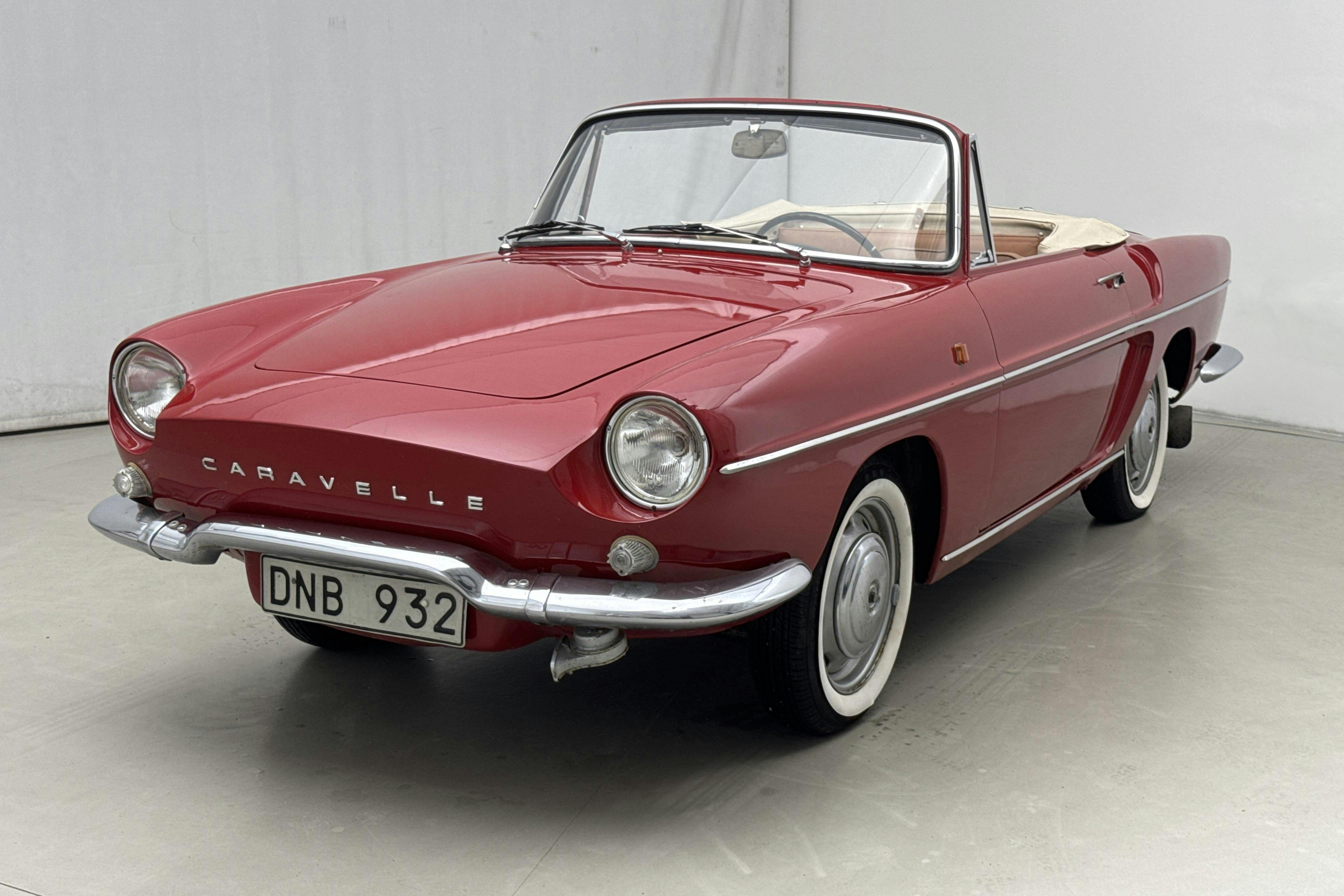 Renault Caravelle Cabriolet 1.0 (44hk) - 5 238 mil - Manuell - röd - 1964