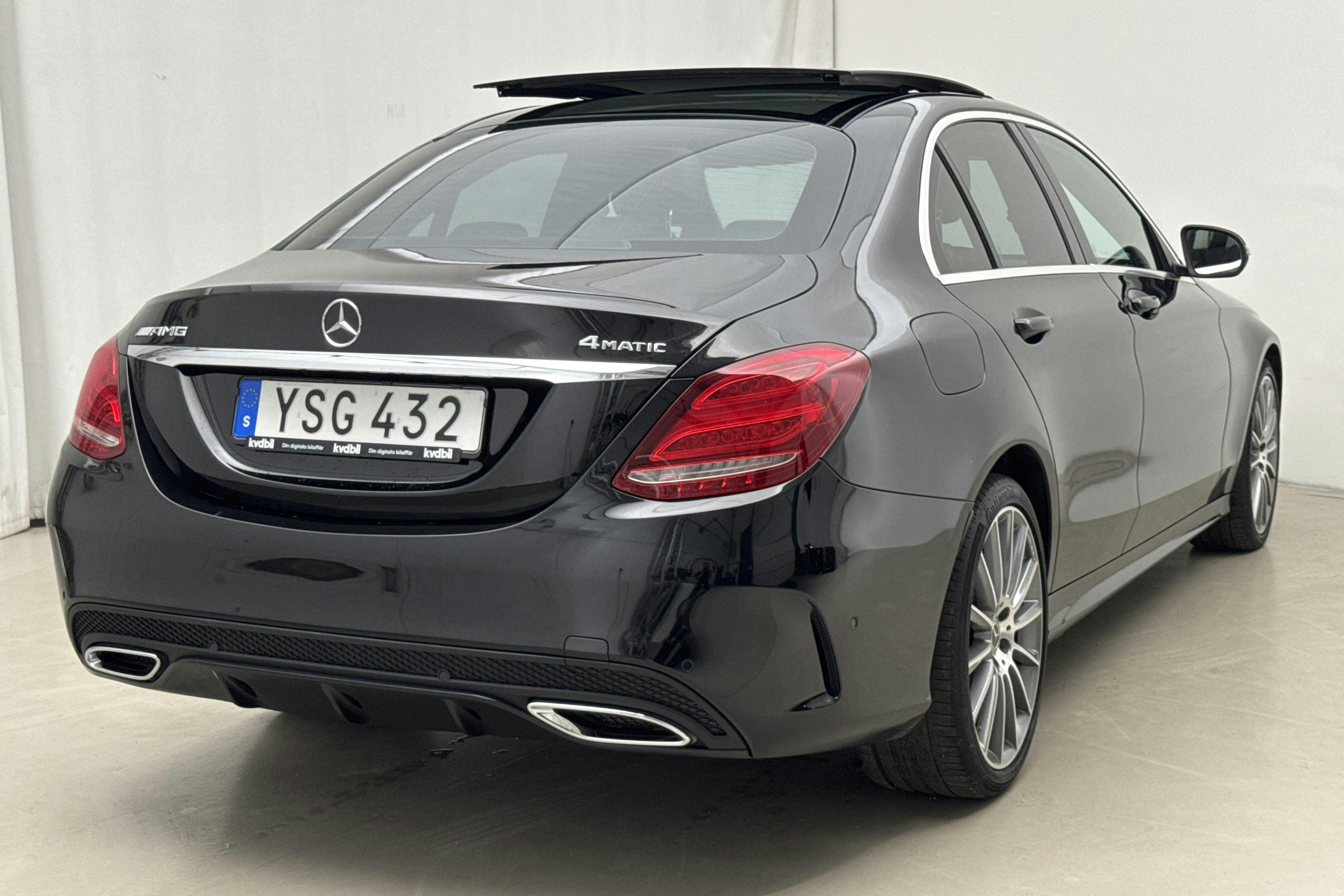 Mercedes C 220 d 4MATIC W205 (170hk) - 12 329 mil - Automat - svart - 2018