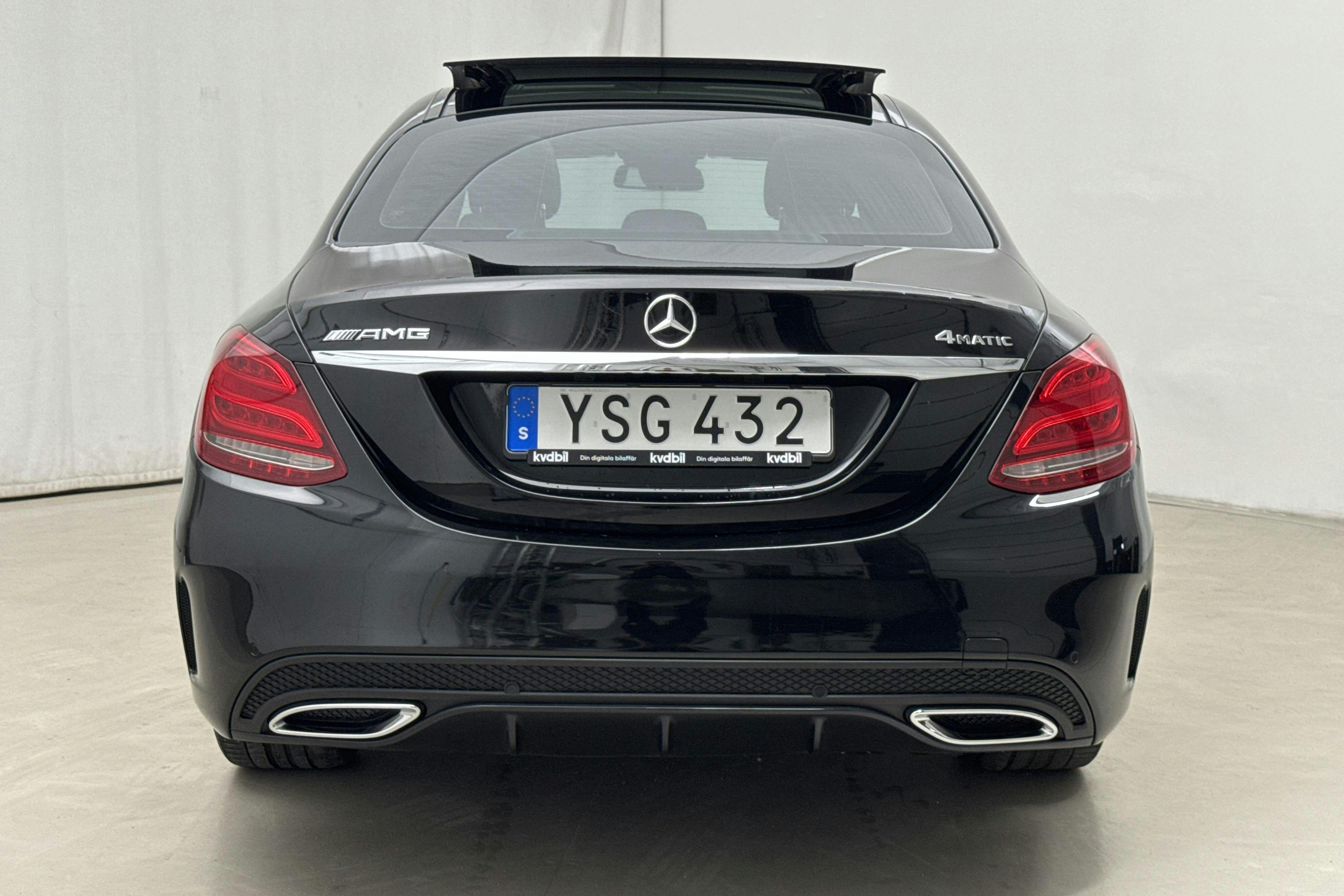 Mercedes C 220 d 4MATIC W205 (170hk) - 12 329 mil - Automat - svart - 2018
