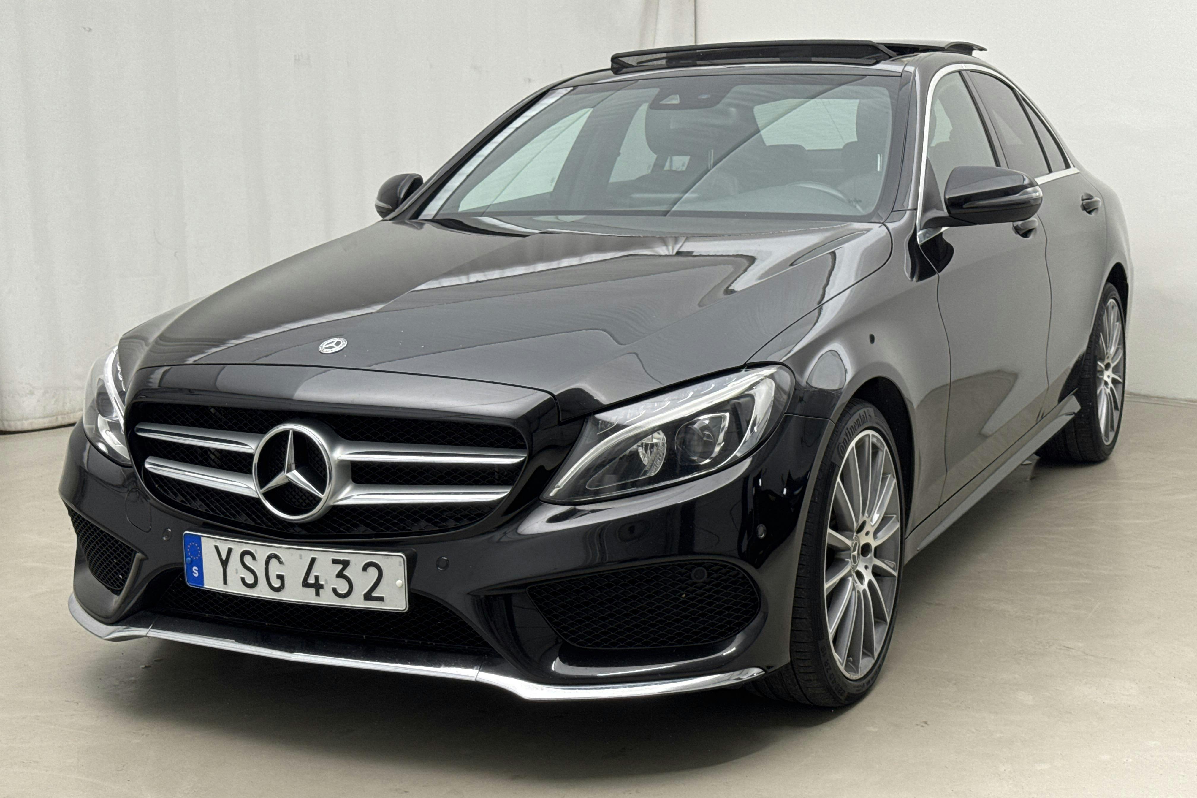 Mercedes C 220 d 4MATIC W205 (170hk) - 12 329 mil - Automat - svart - 2018