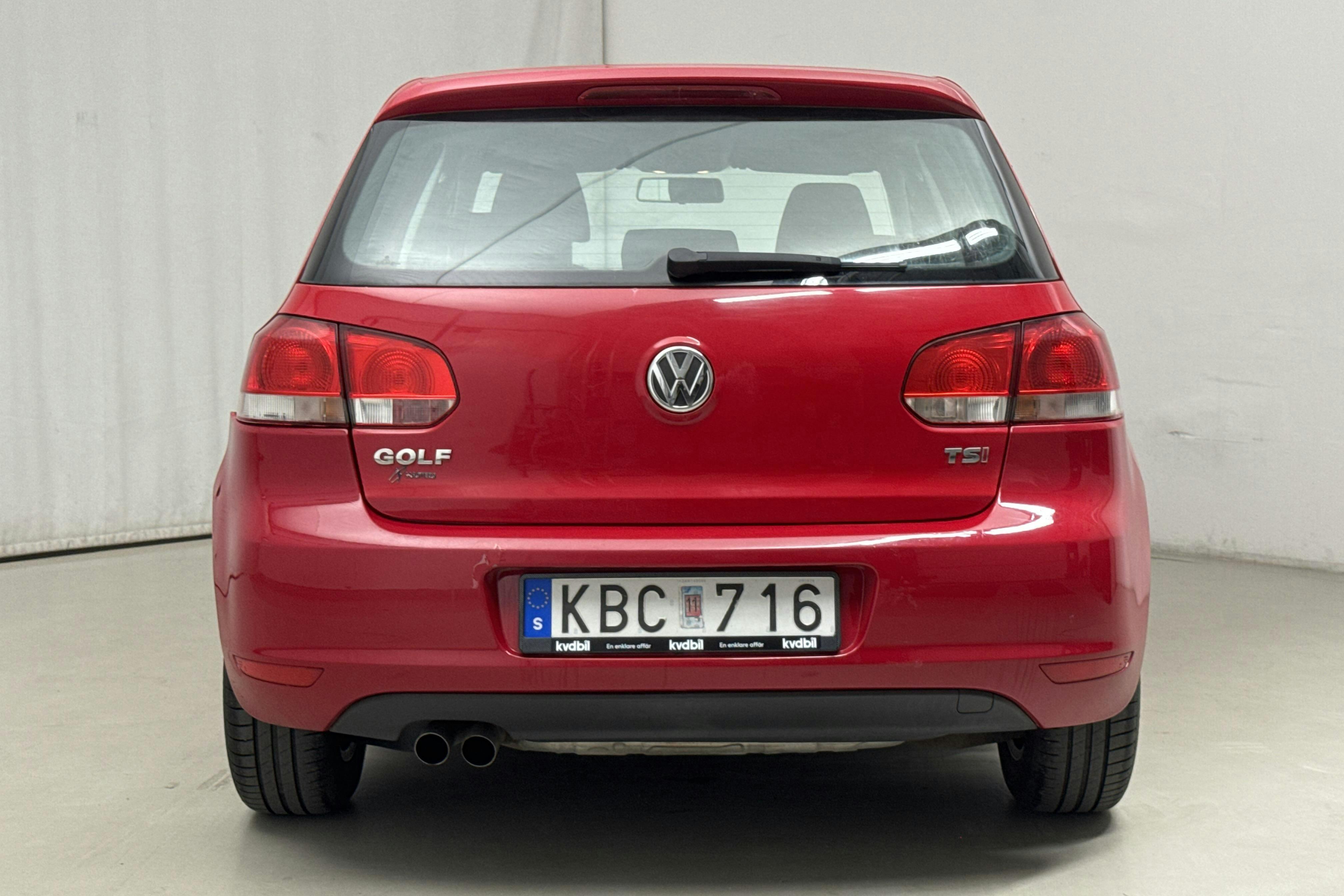 VW Golf VI 1.4 TSI 5dr (122hk) - 16 975 mil - Manuell - röd - 2010