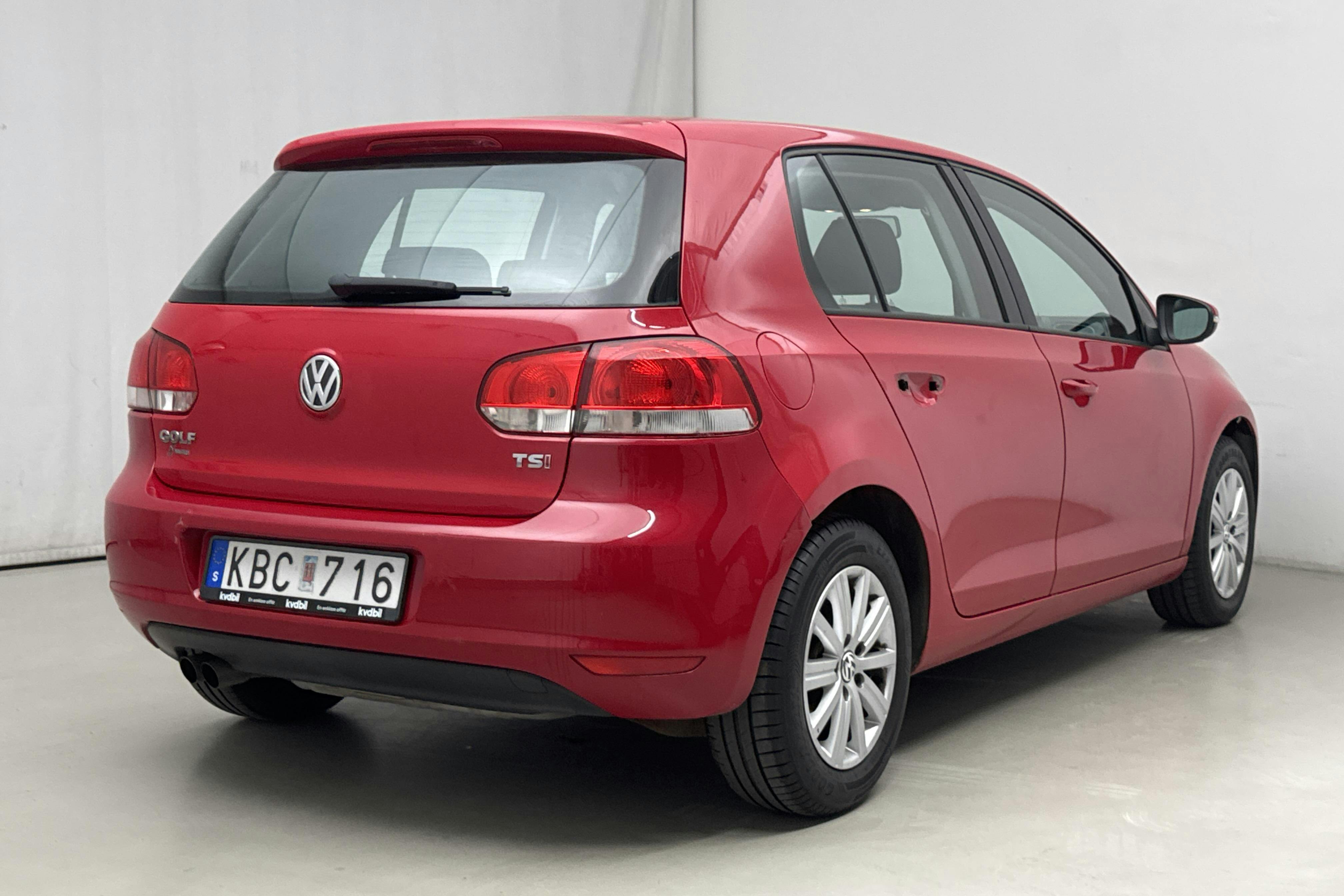 VW Golf VI 1.4 TSI 5dr (122hk) - 16 975 mil - Manuell - röd - 2010