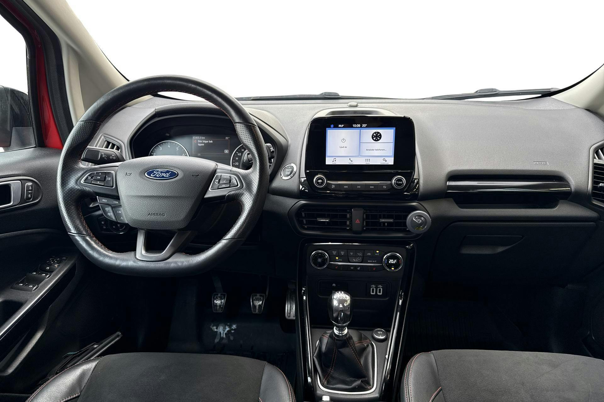 Ford Ecosport 1.0T EcoBoost (125hk) - 8 340 mil - Manuell - röd - 2018