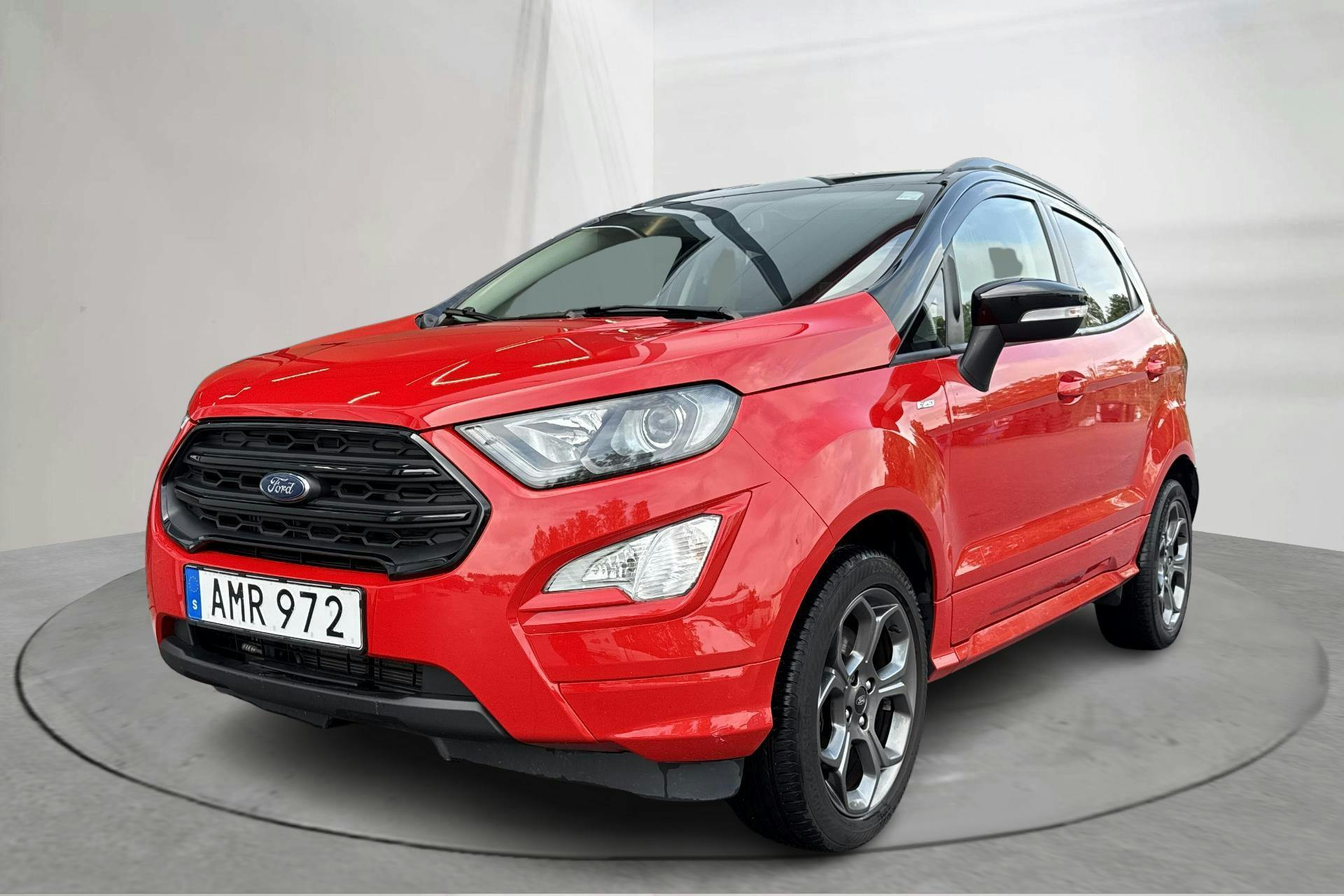 Ford Ecosport 1.0T EcoBoost (125hk) - 83 400 km - Manual - red - 2018