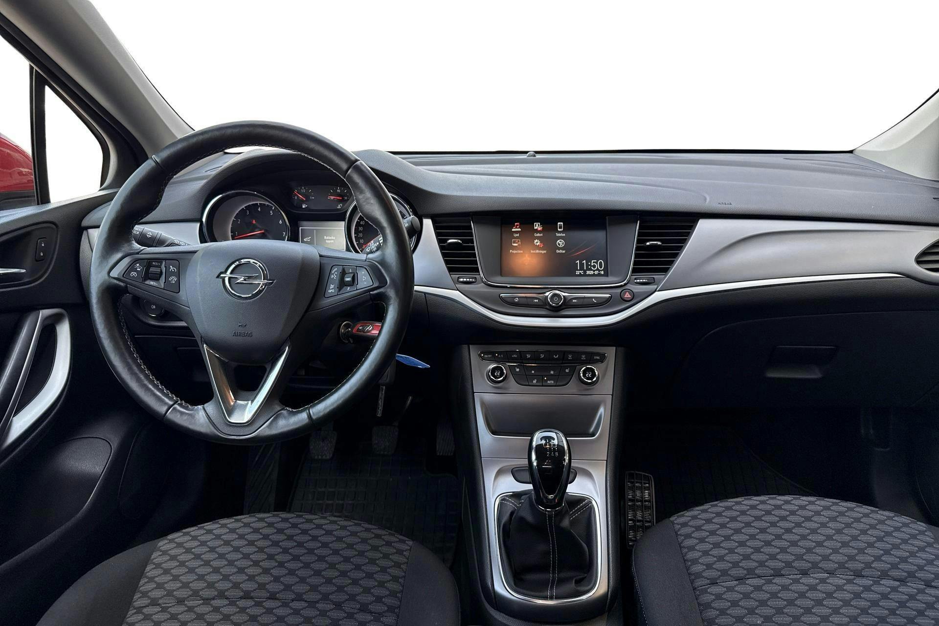 Opel Astra 1.4 Turbo ECOTEC 5dr (125hk) - 9 457 mil - Manuell - röd - 2017