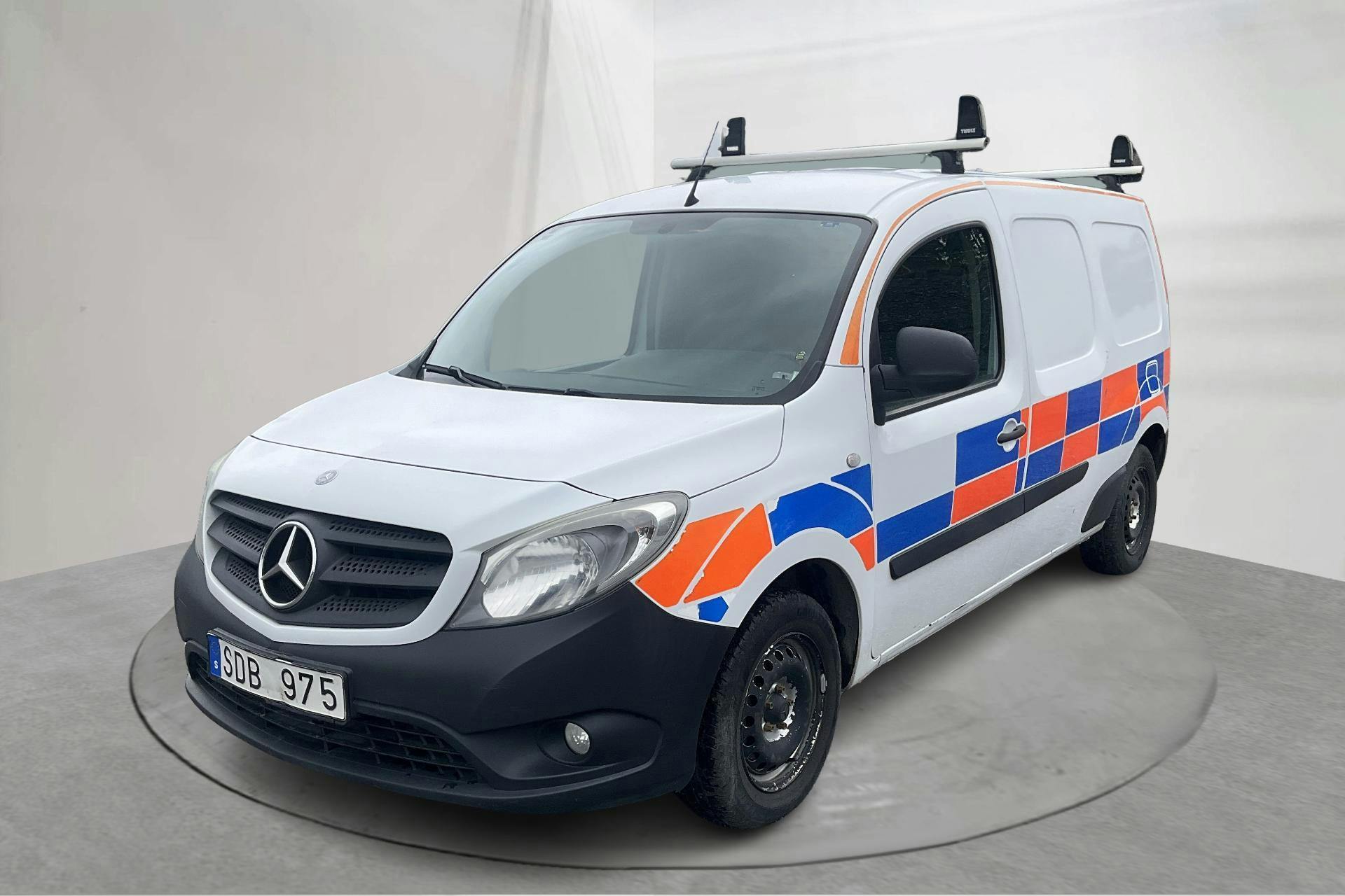 Presentation photo 1 of 11: Mercedes Citan 109 1.5 CDI (90hk) - 99 340 km - Manual - white - 2013