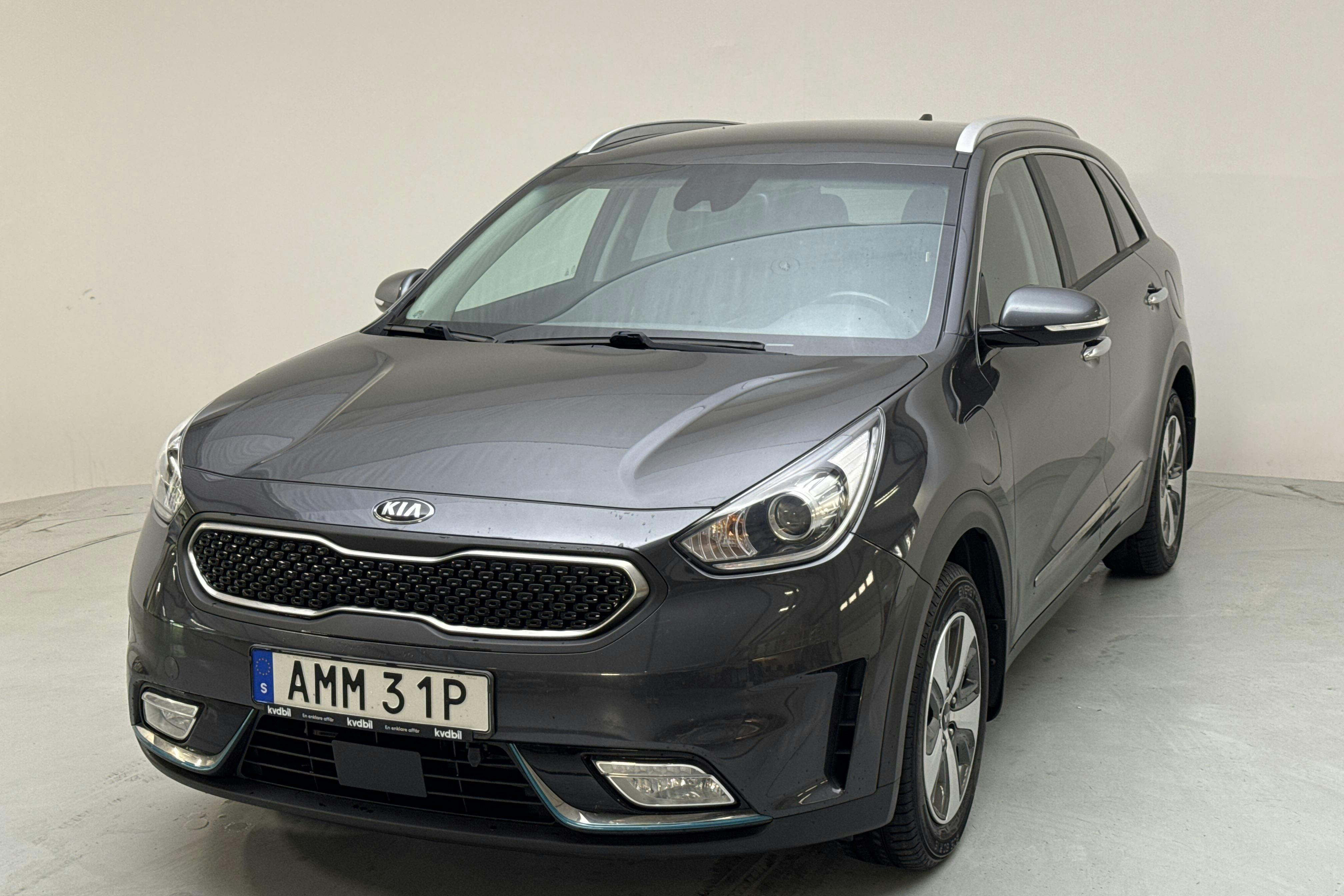 KIA Niro Plug-in Hybrid 1.6 (141hk) - 113 370 km - Automatic - gray - 2019