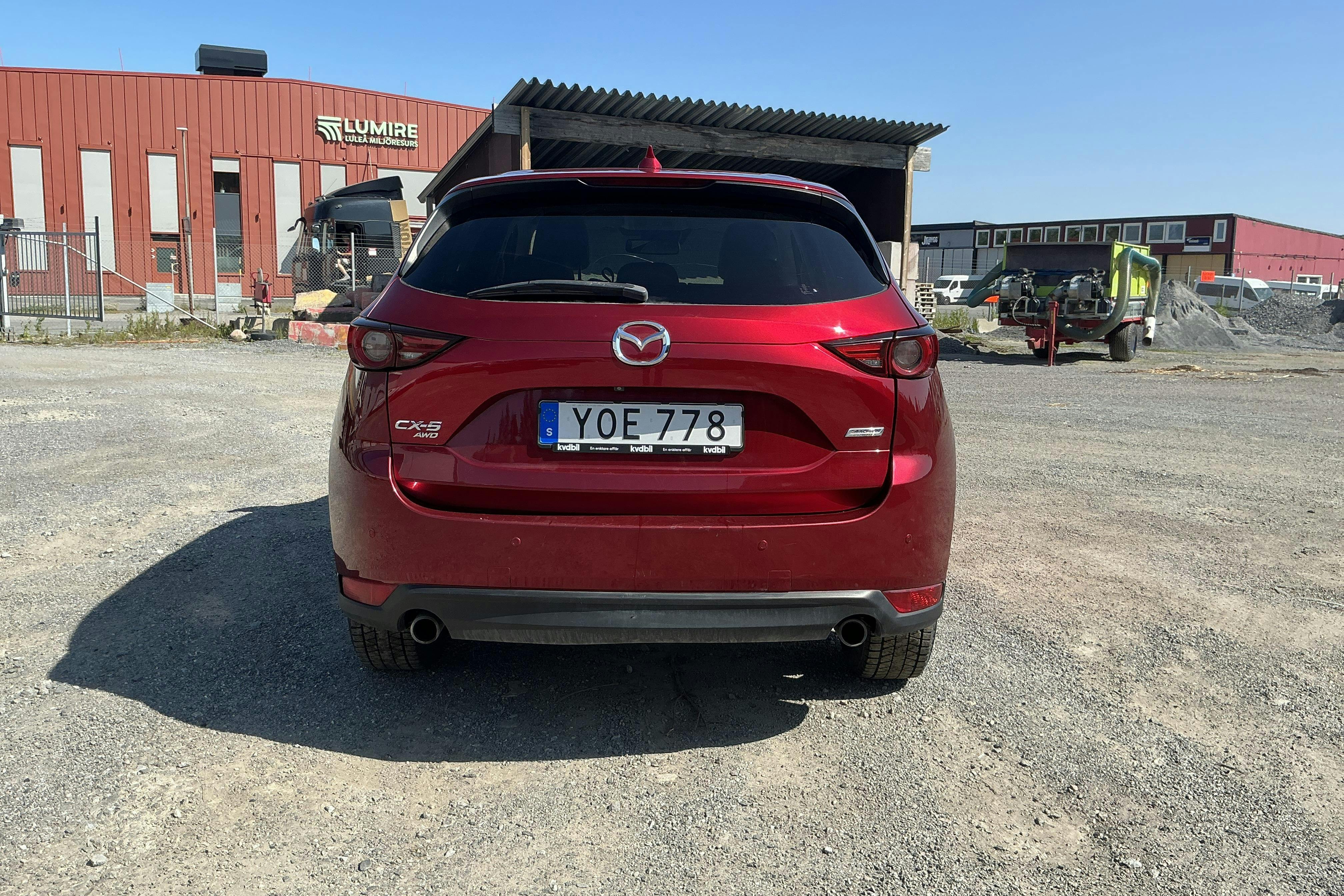 Mazda CX-5 2.2 DE AWD (175hk) - 18 250 mil - Automat - röd - 2017