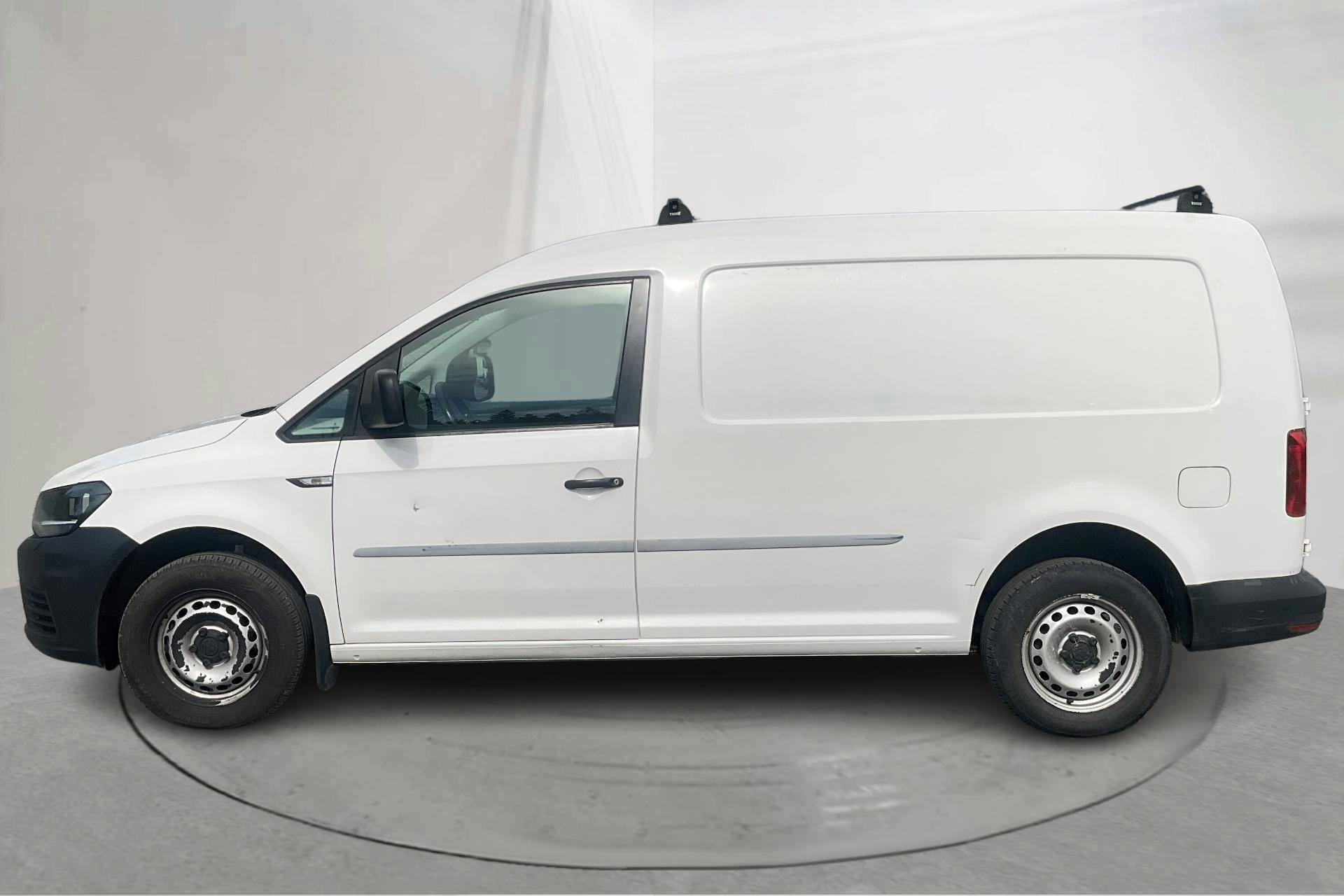 Presentation photo 2 of 14: VW Caddy 2.0 TDI Maxi Skåp (102hk) - 70 630 km - Automatic - white - 2018
