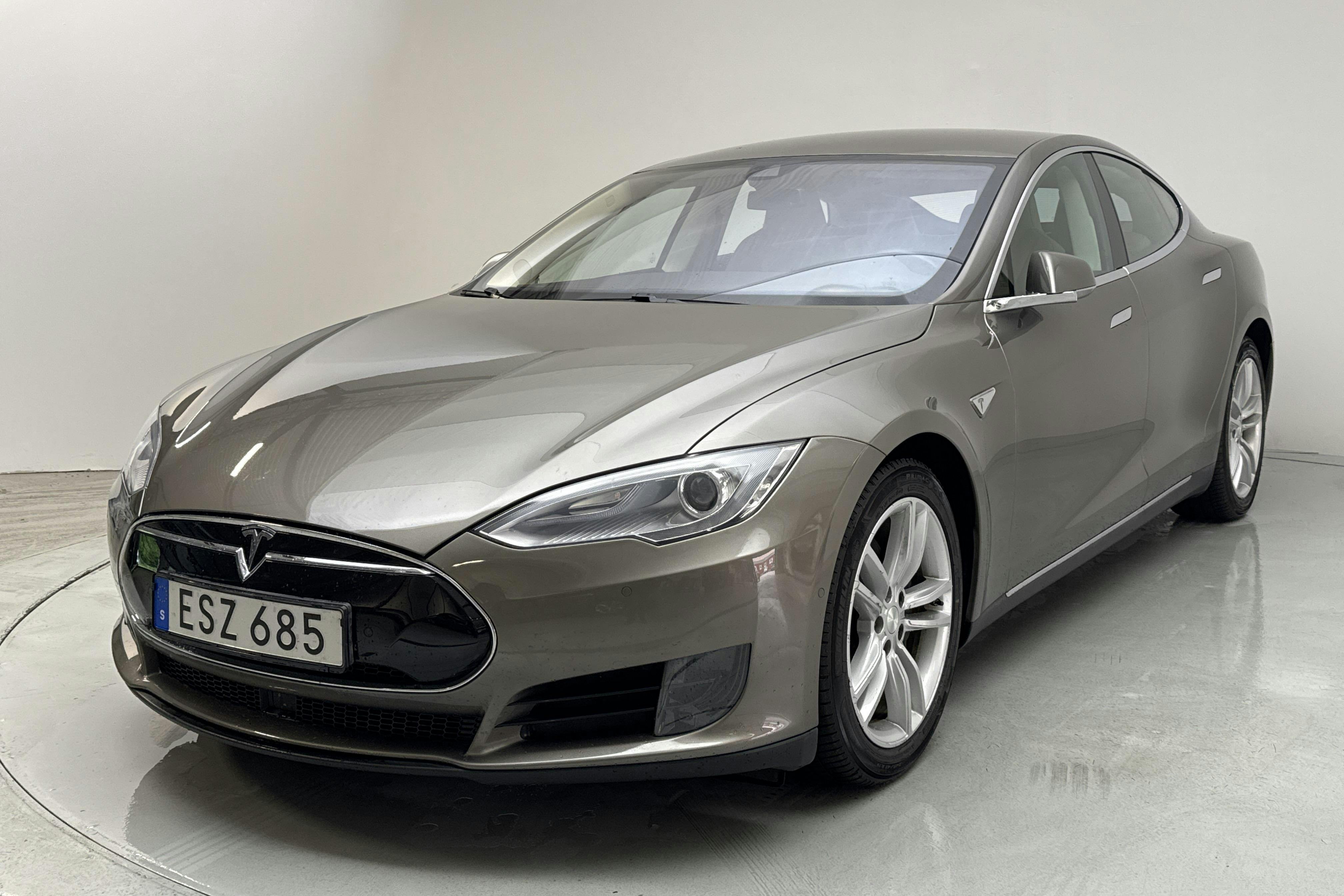Tesla Model S 70D - 90 840 km - Automatyczna - szary - 2015