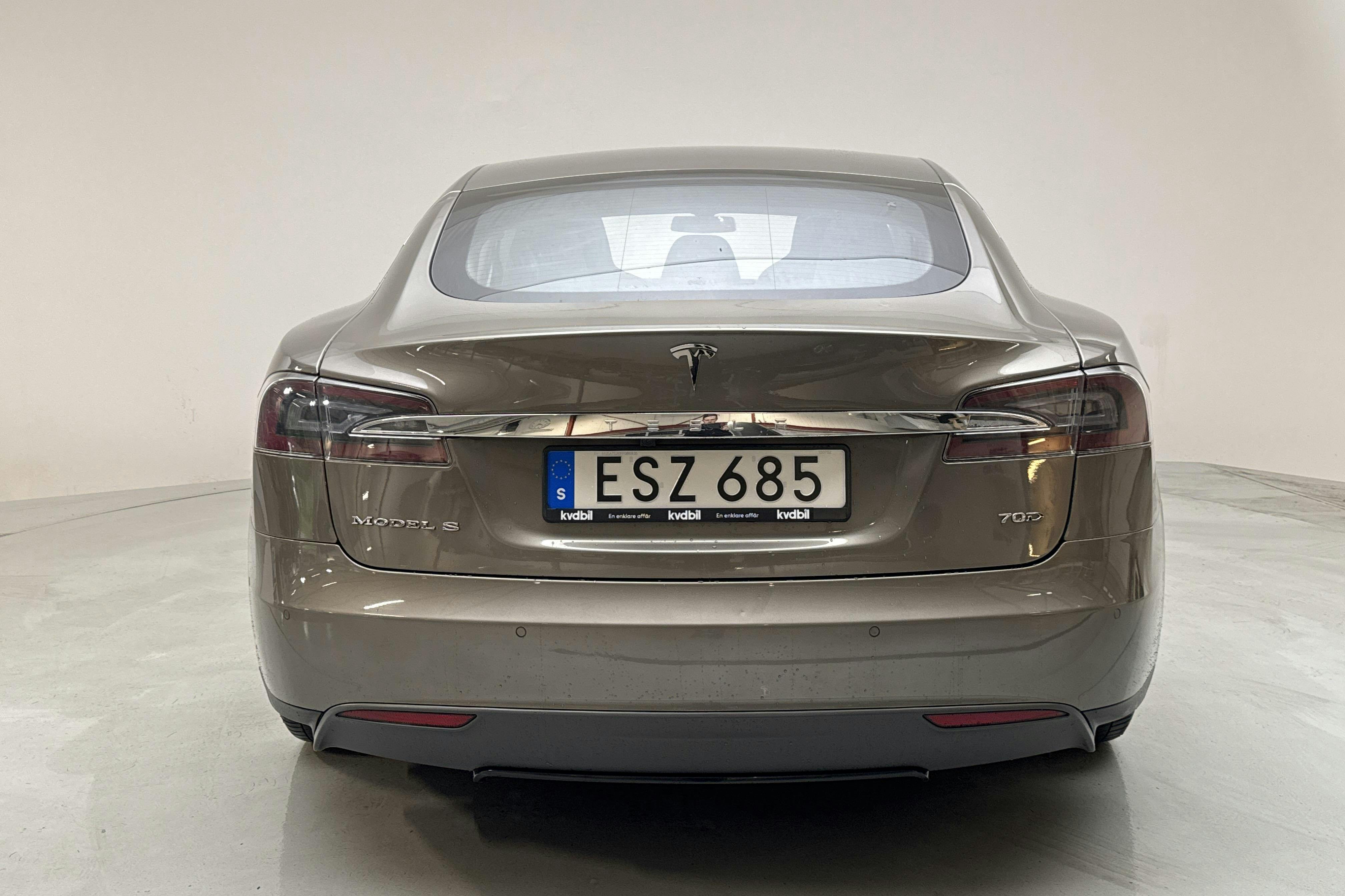 Tesla Model S 70D - 9 084 mil - Automat - grå - 2015
